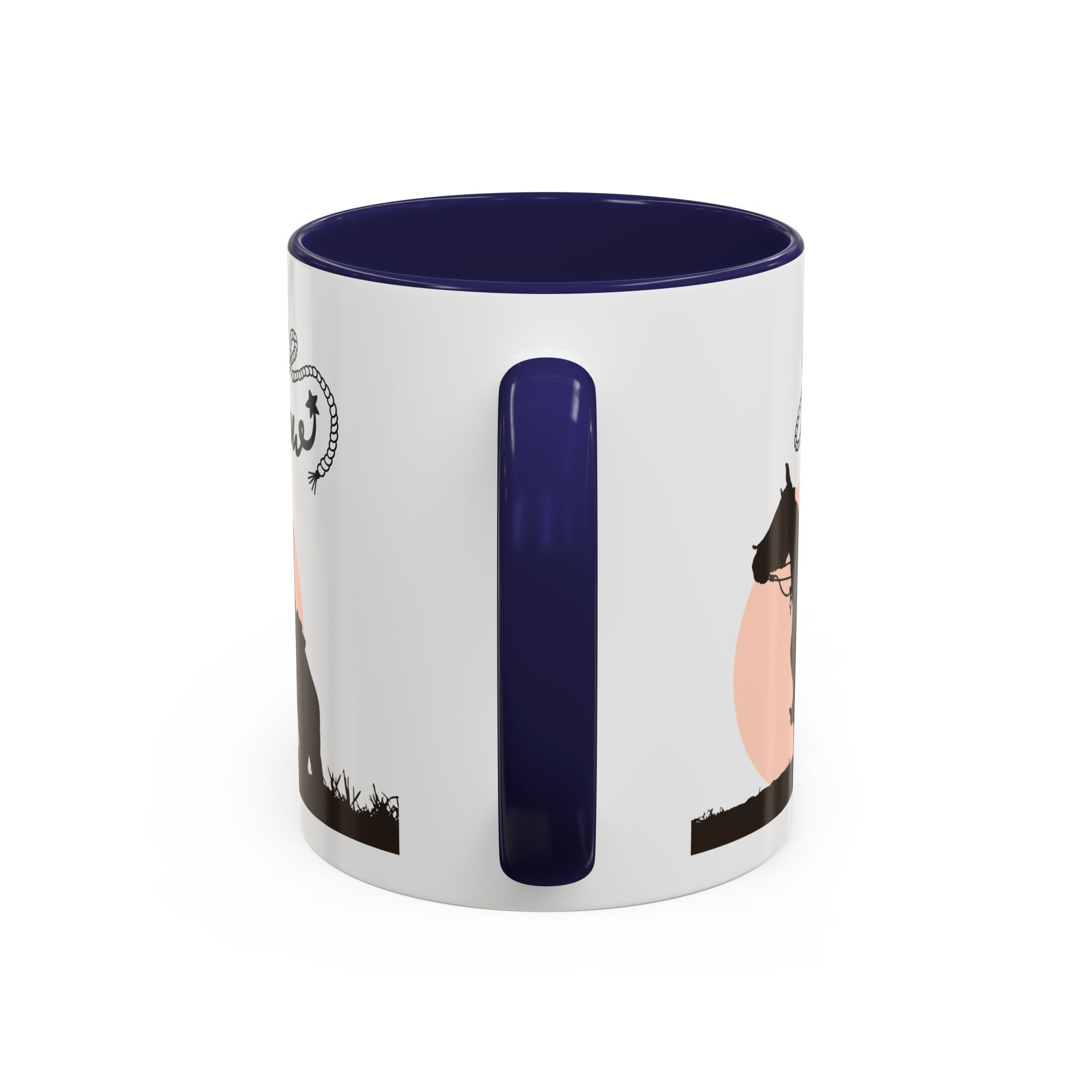 Cowboy Coffee Mug – Yee Haw, Western Decor, Gift for Horse Lovers, Rustic Tea Cup, Unique Rancher Present