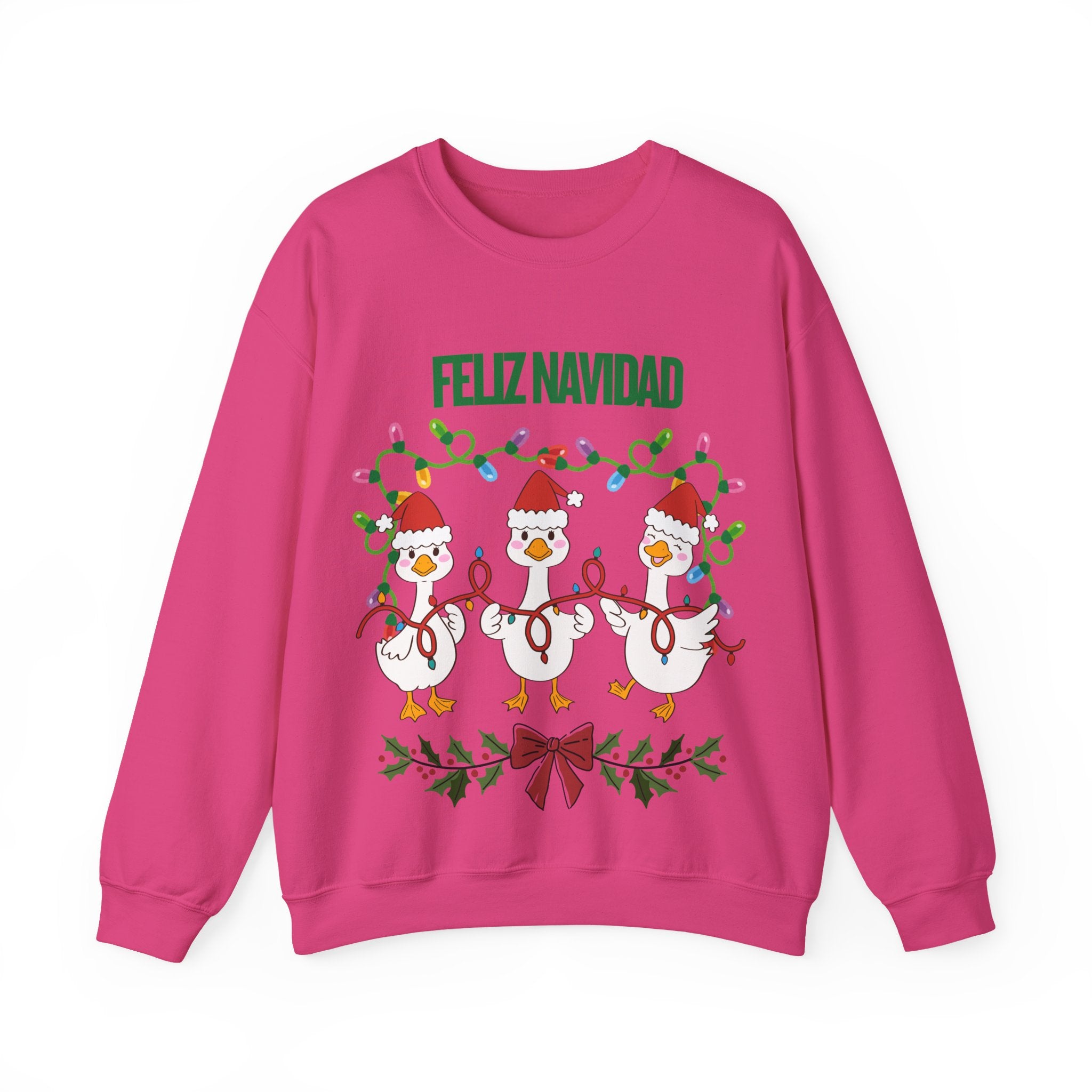 Festive Holiday Sweatshirt - Merry Christmas Crewneck, Cozy Winter Apparel, Ugly Sweater Alternative, Gift Idea for Her and Him