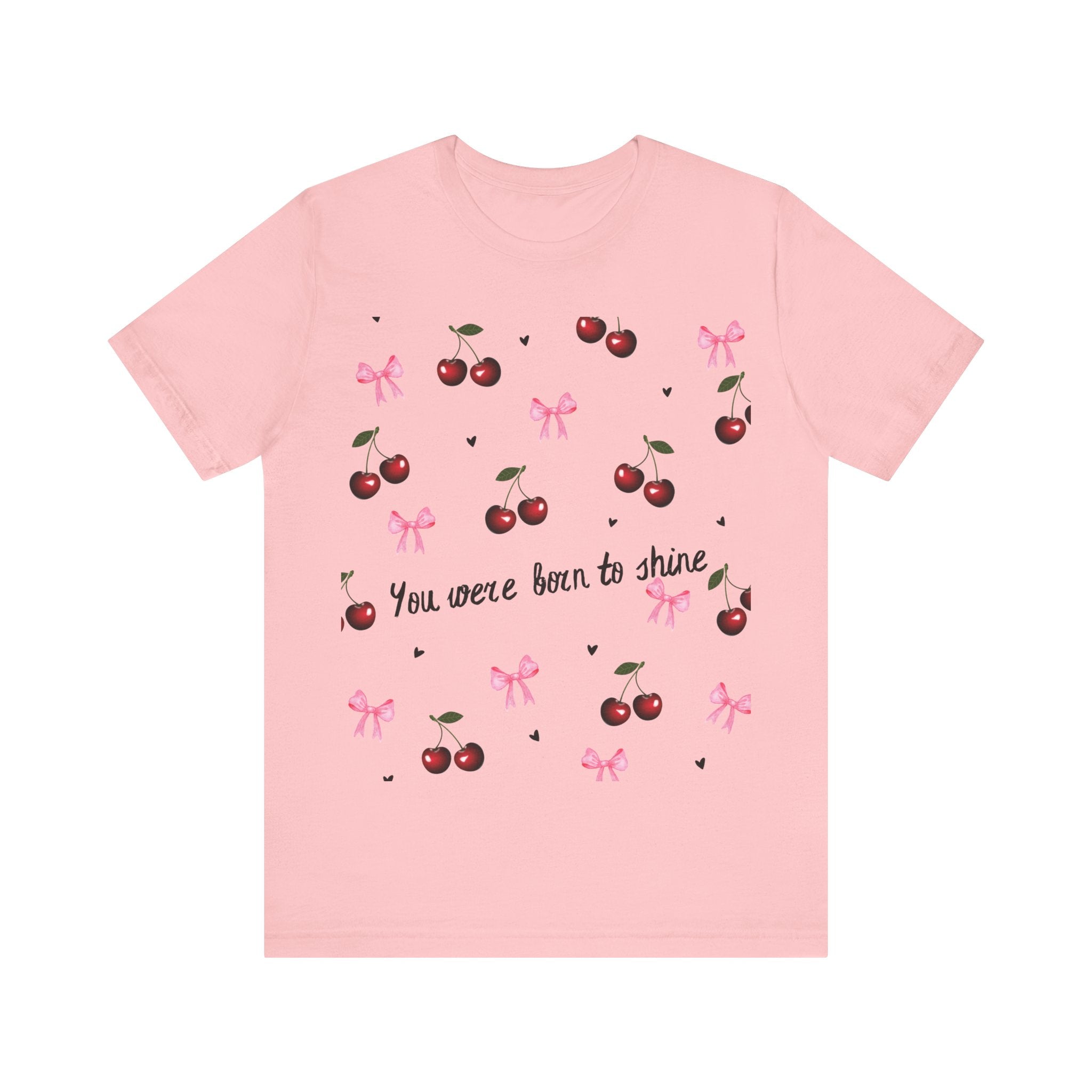 Cherry Blossom Inspirational Tee, Motivational T-Shirt, Cute Summer Shirt, Gift for Her, Birthday Gift, Casual Top