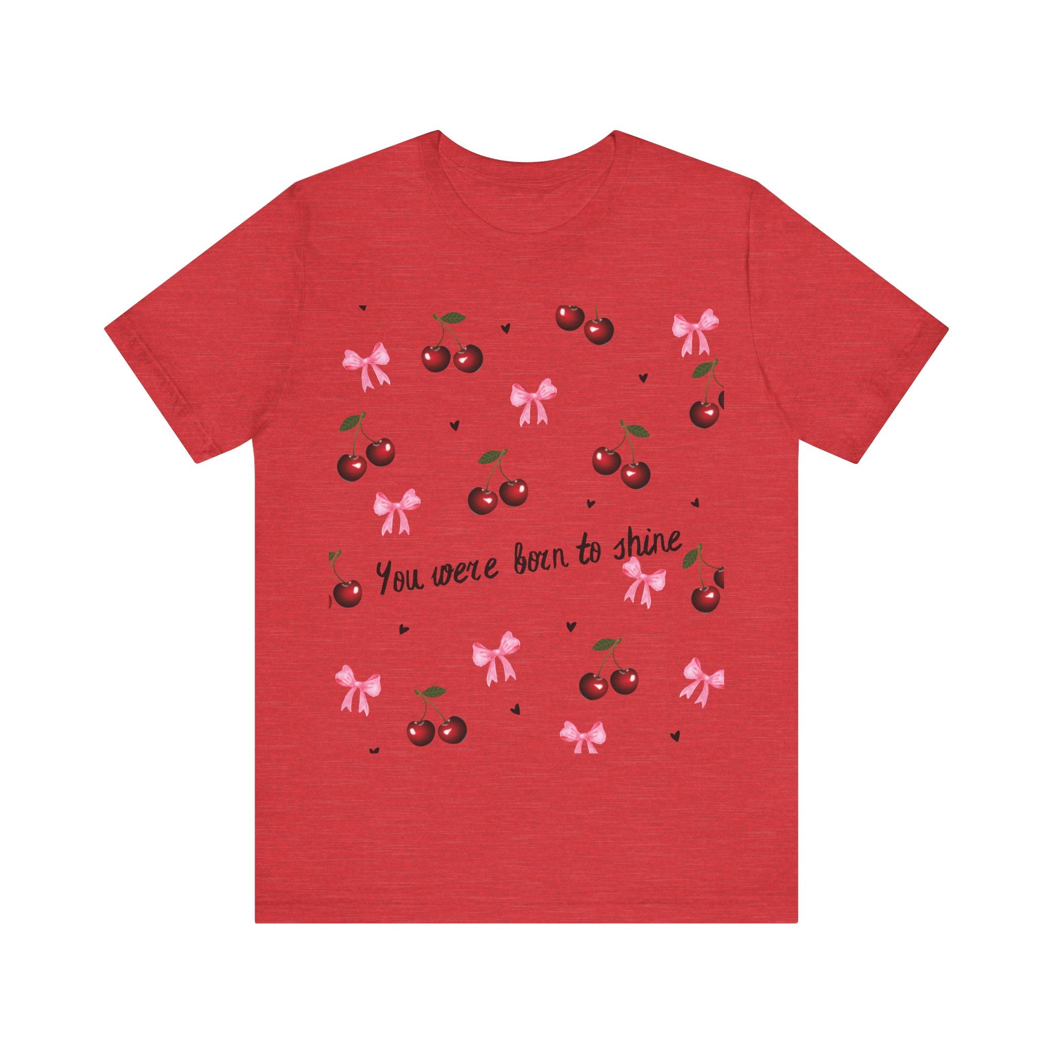 Cherry Blossom Inspirational Tee, Motivational T-Shirt, Cute Summer Shirt, Gift for Her, Birthday Gift, Casual Top