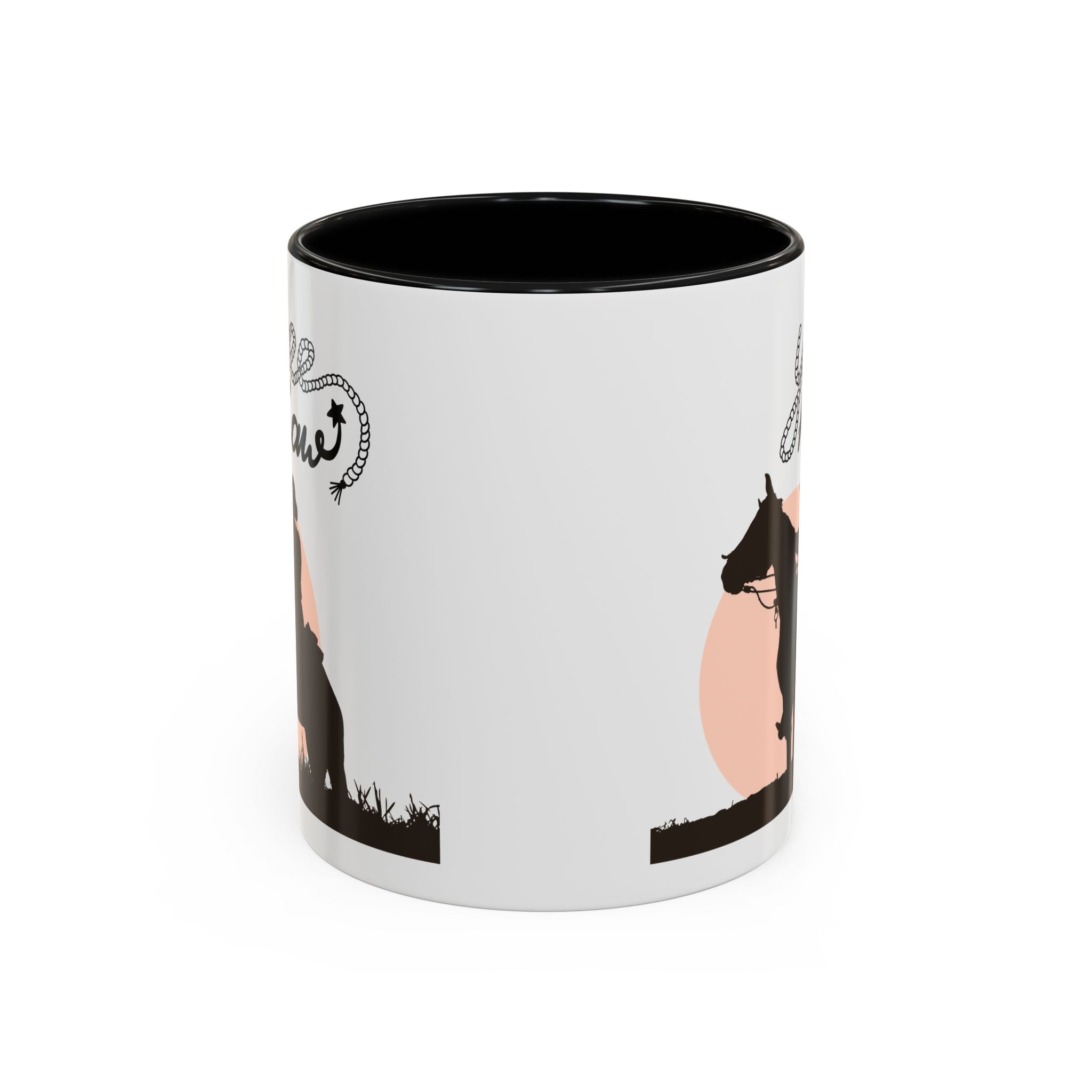 Cowboy Coffee Mug – Yee Haw, Western Decor, Gift for Horse Lovers, Rustic Tea Cup, Unique Rancher Present