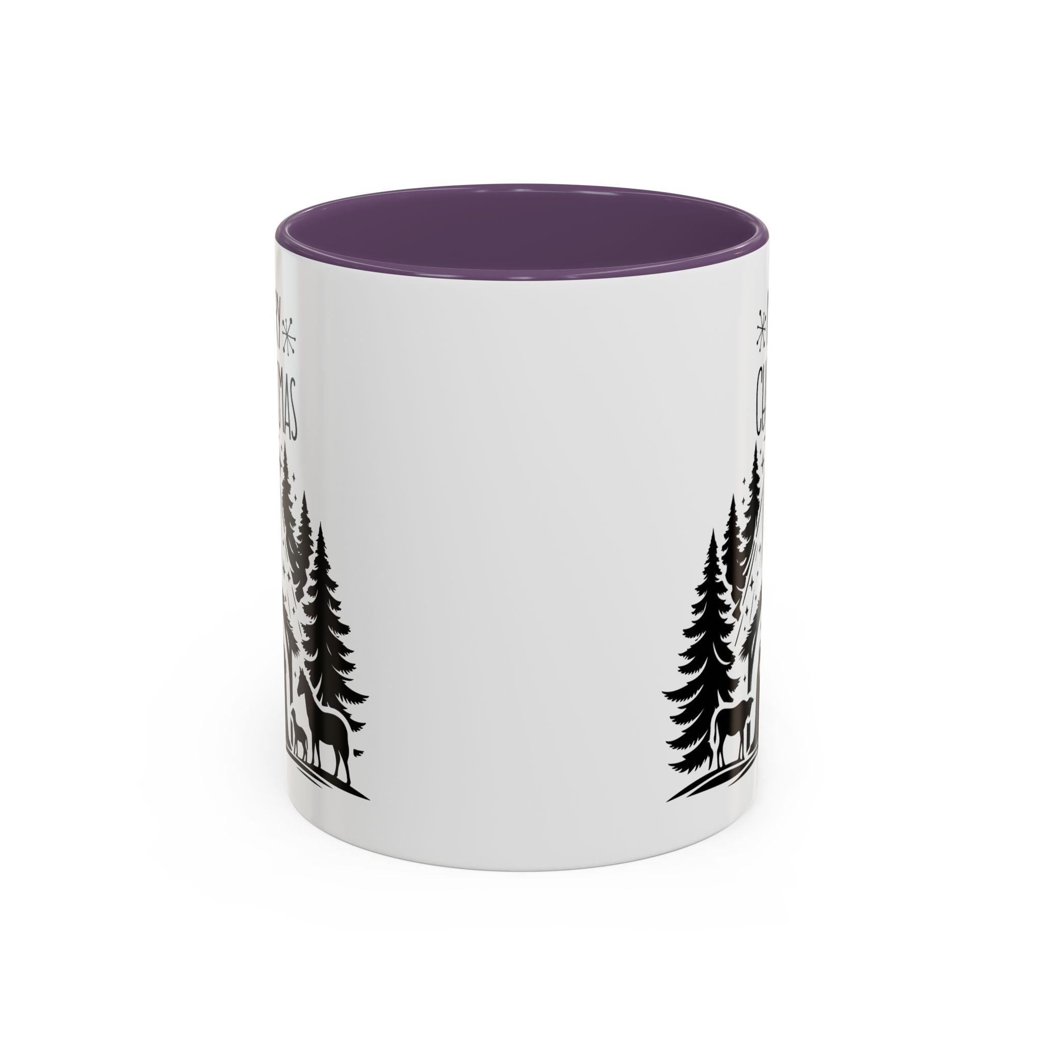 Cozy Holiday Coffee Mug, Winter Beverage Cup for Christmas, Gift for Nature Lovers, Camping Mug, Rustic Home Decor, Festive Drinkware