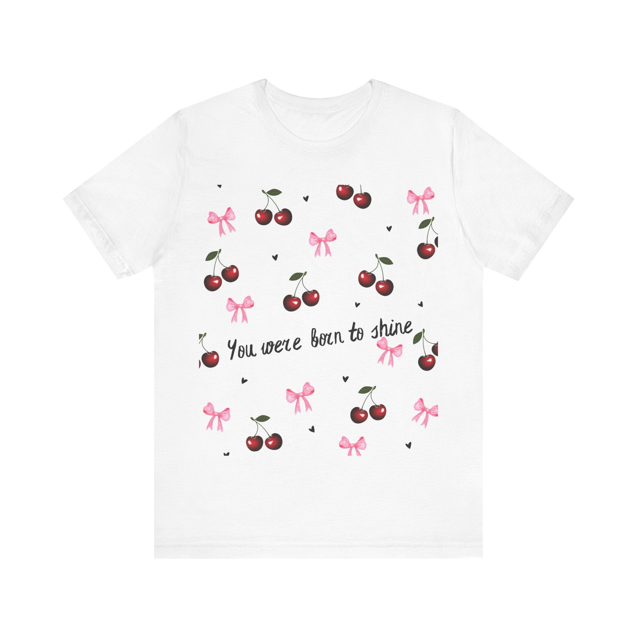 Cherry Blossom Inspirational Tee, Motivational T-Shirt, Cute Summer Shirt, Gift for Her, Birthday Gift, Casual Top