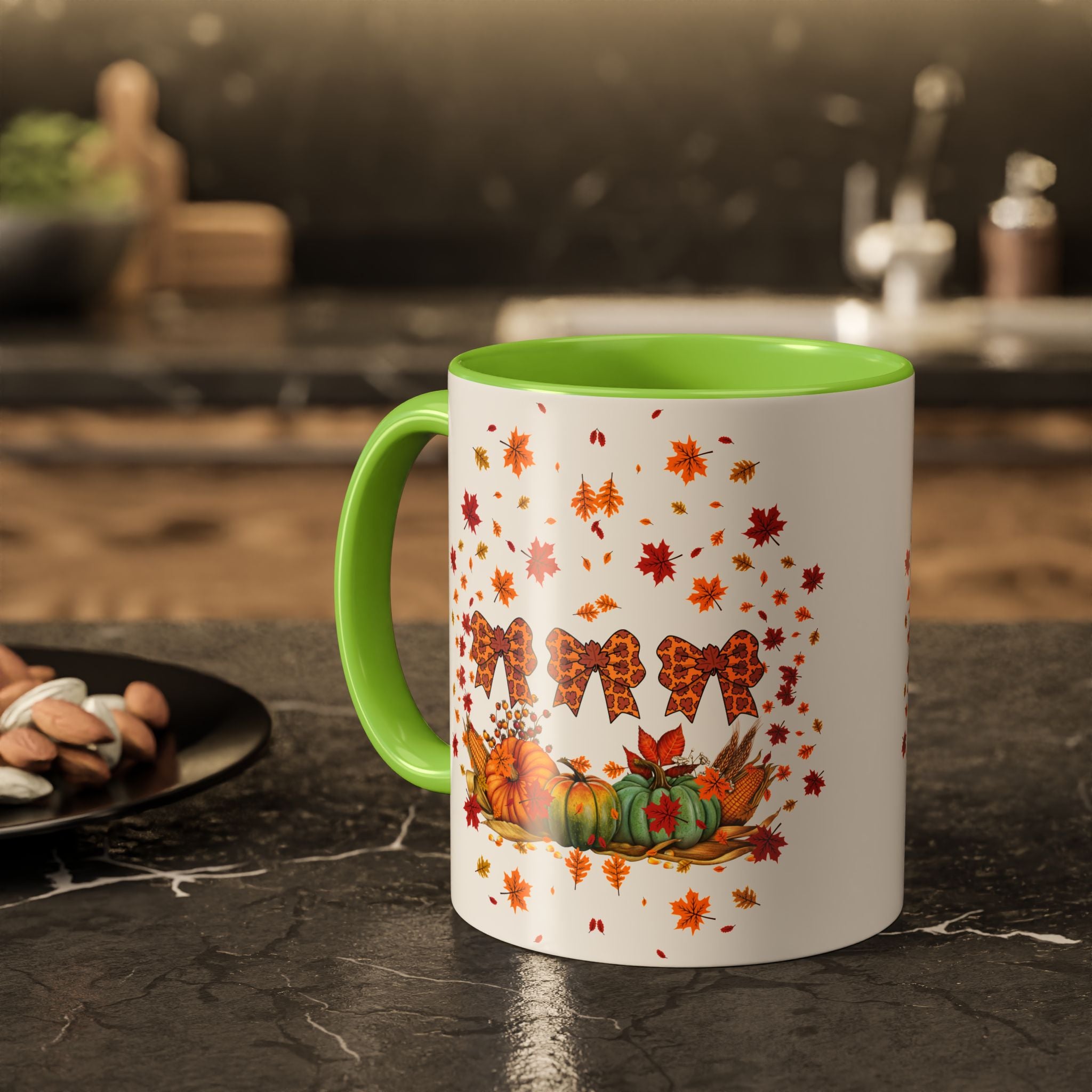 Colorful Fall-Themed Mugs | Autumn Decorations, Cozy Drinks, Seasonal Gifts, Halloween Treats, Thanksgiving Decor