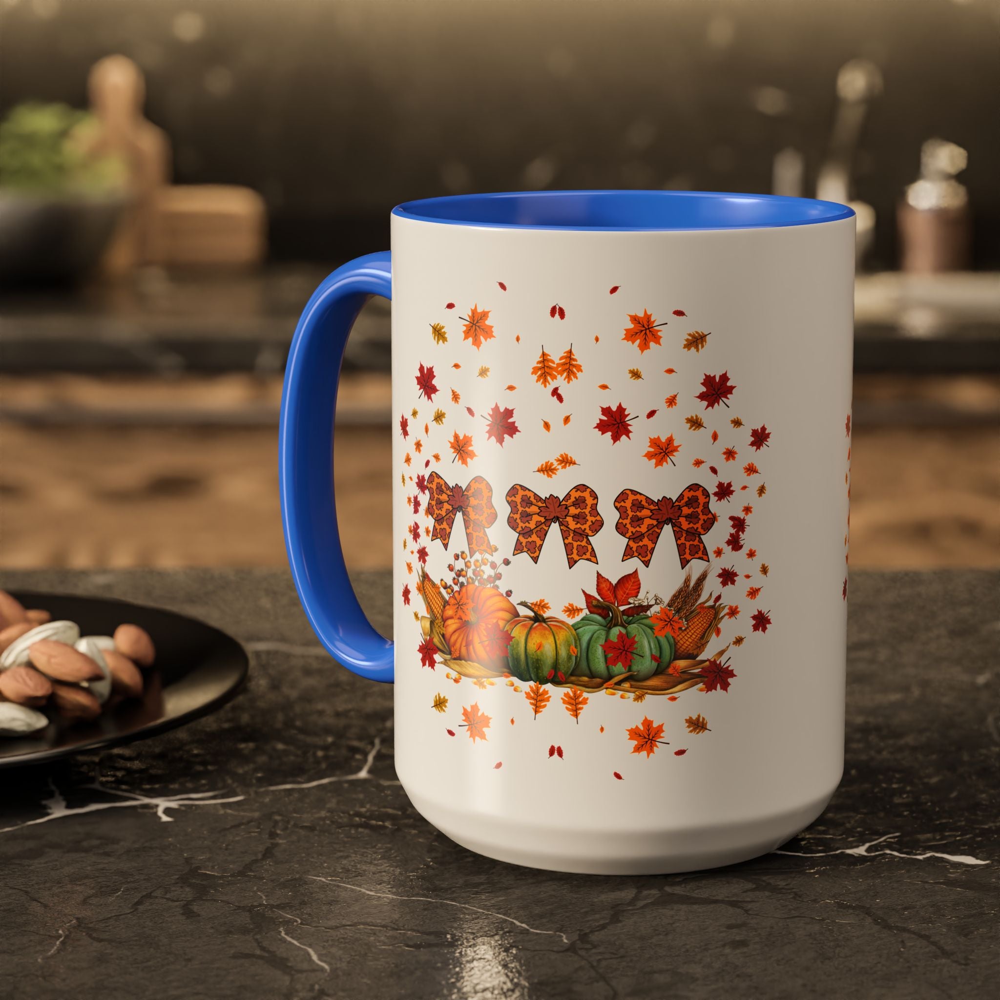 Colorful Fall-Themed Mugs | Autumn Decorations, Cozy Drinks, Seasonal Gifts, Halloween Treats, Thanksgiving Decor