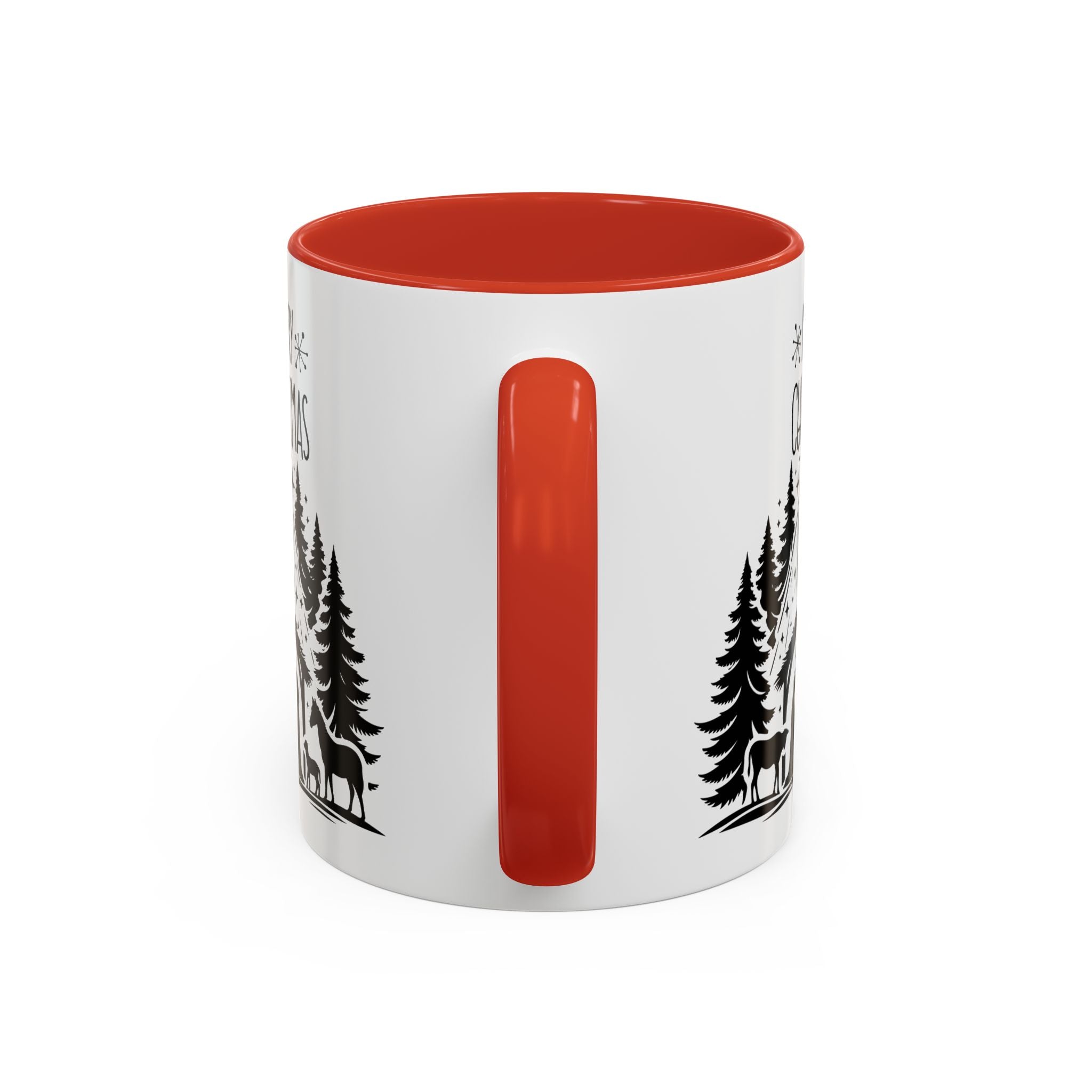 Cozy Holiday Coffee Mug, Winter Beverage Cup for Christmas, Gift for Nature Lovers, Camping Mug, Rustic Home Decor, Festive Drinkware