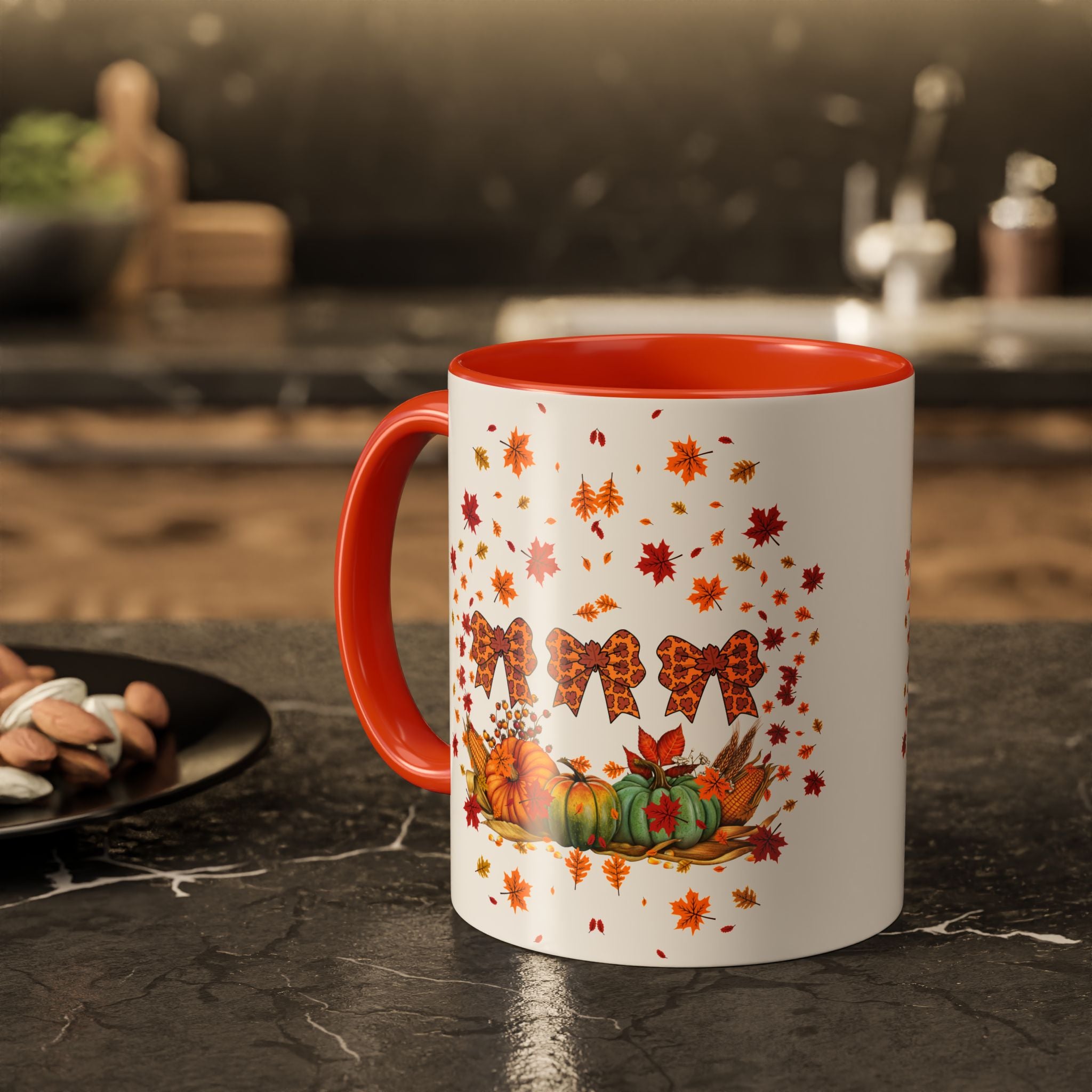 Colorful Fall-Themed Mugs | Autumn Decorations, Cozy Drinks, Seasonal Gifts, Halloween Treats, Thanksgiving Decor
