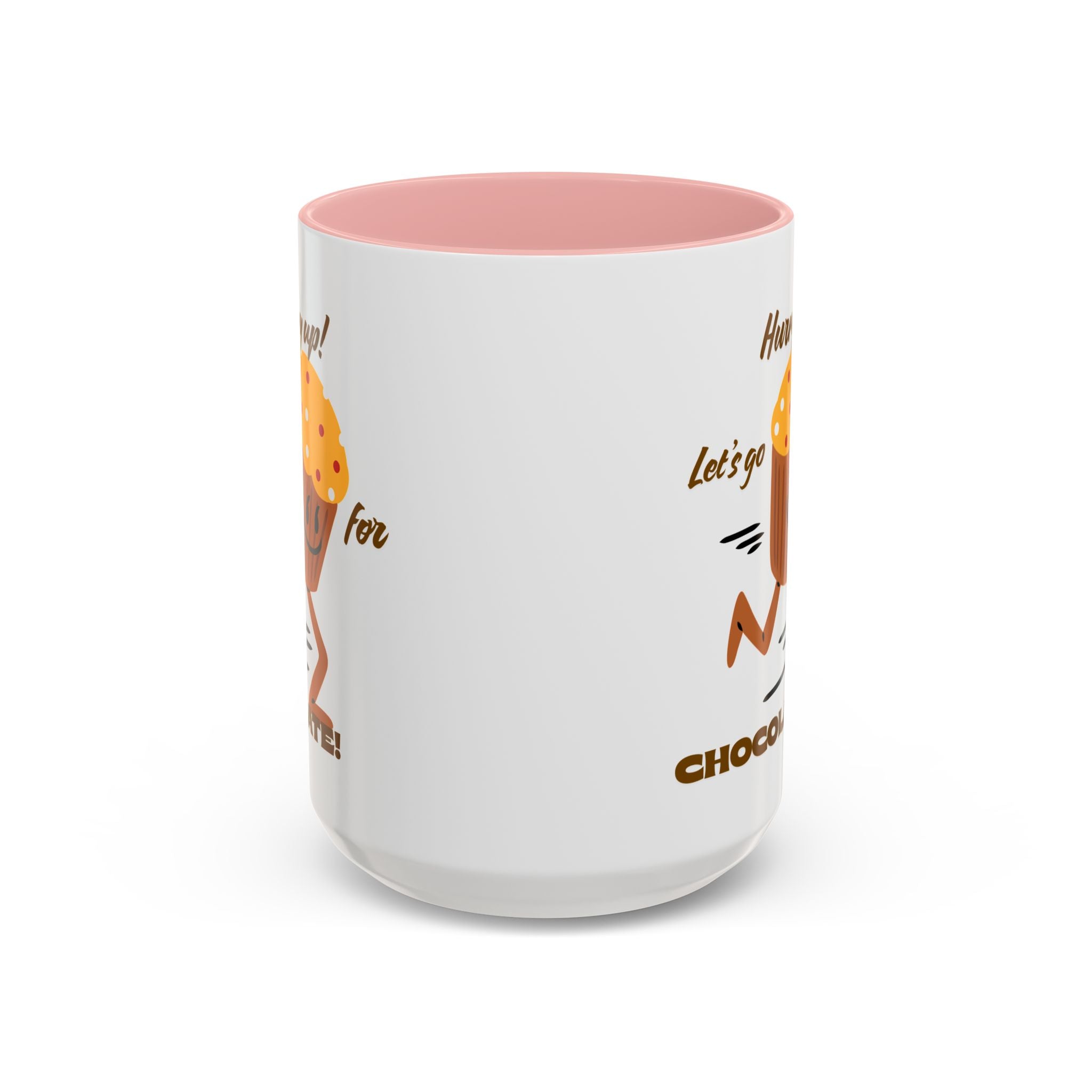 Chocolate Lover's Accent Coffee Mug - Fun Mug for Coffee, Gift for Bakers, Cute Kitchen Decor, Dessert Enthusiast