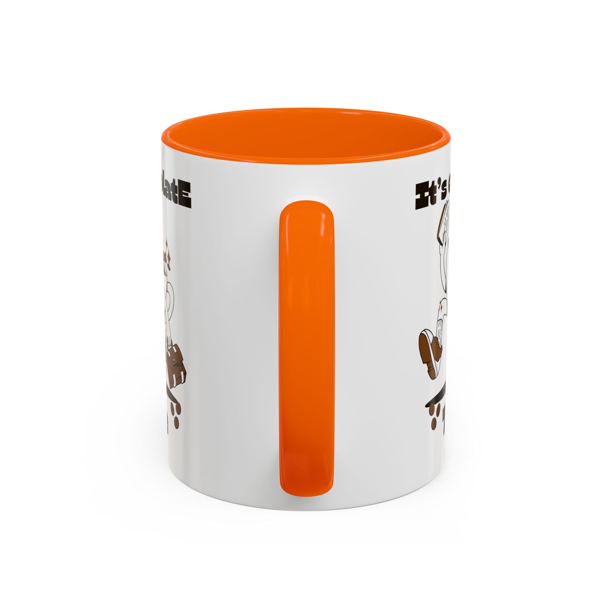 Chocolate Time Coffee Mug, Skateboard Mug, Gift for Coffee Lovers, Fun Mug for Hot Cocoa, Unique Mug for Birthdays, Cute Kitchen Decor