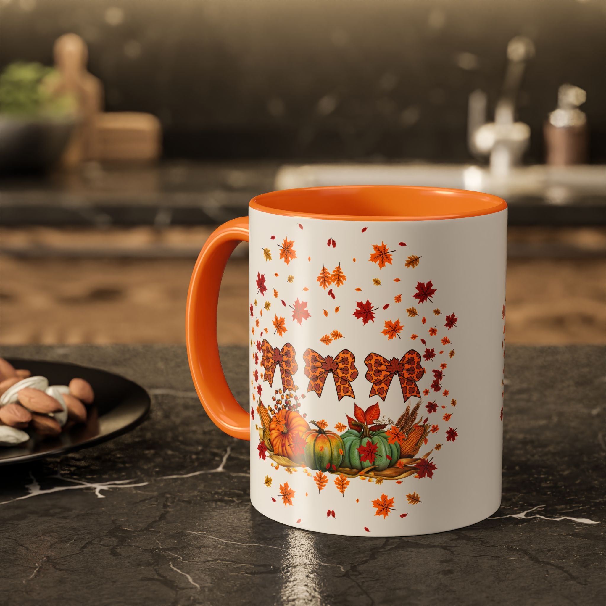 Colorful Fall-Themed Mugs | Autumn Decorations, Cozy Drinks, Seasonal Gifts, Halloween Treats, Thanksgiving Decor
