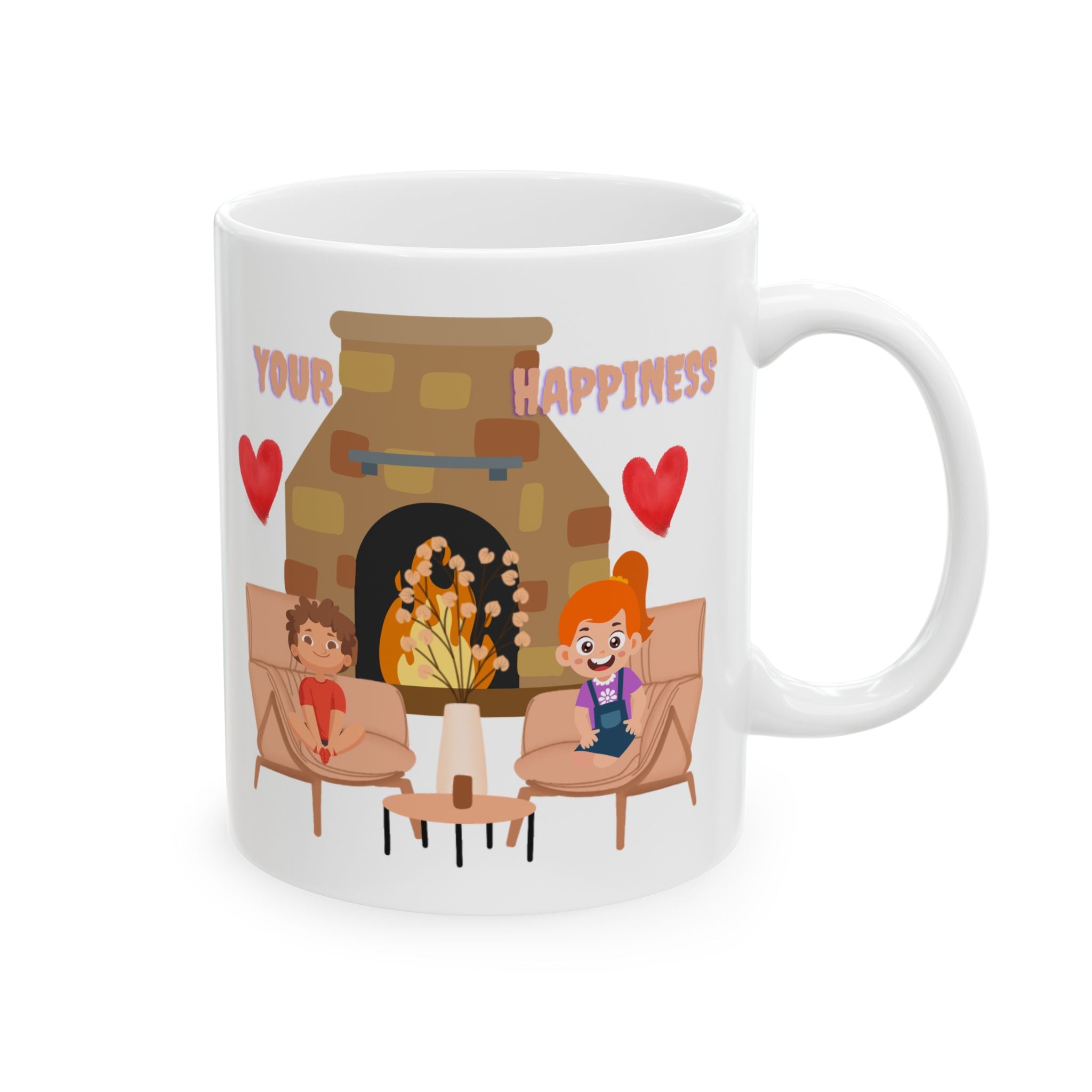 Cozy Couple Mug, Love Gift for Partners, Cute Coffee Cup, Valentine's Day, Relationship Humor, Home Decor