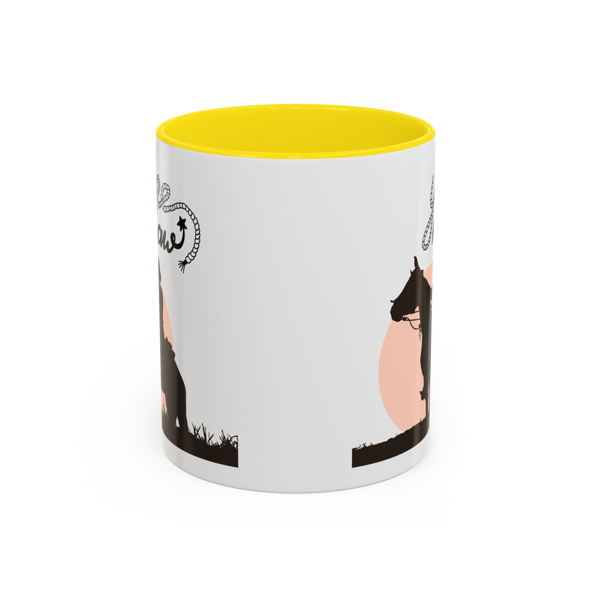 Cowboy Coffee Mug – Yee Haw, Western Decor, Gift for Horse Lovers, Rustic Tea Cup, Unique Rancher Present