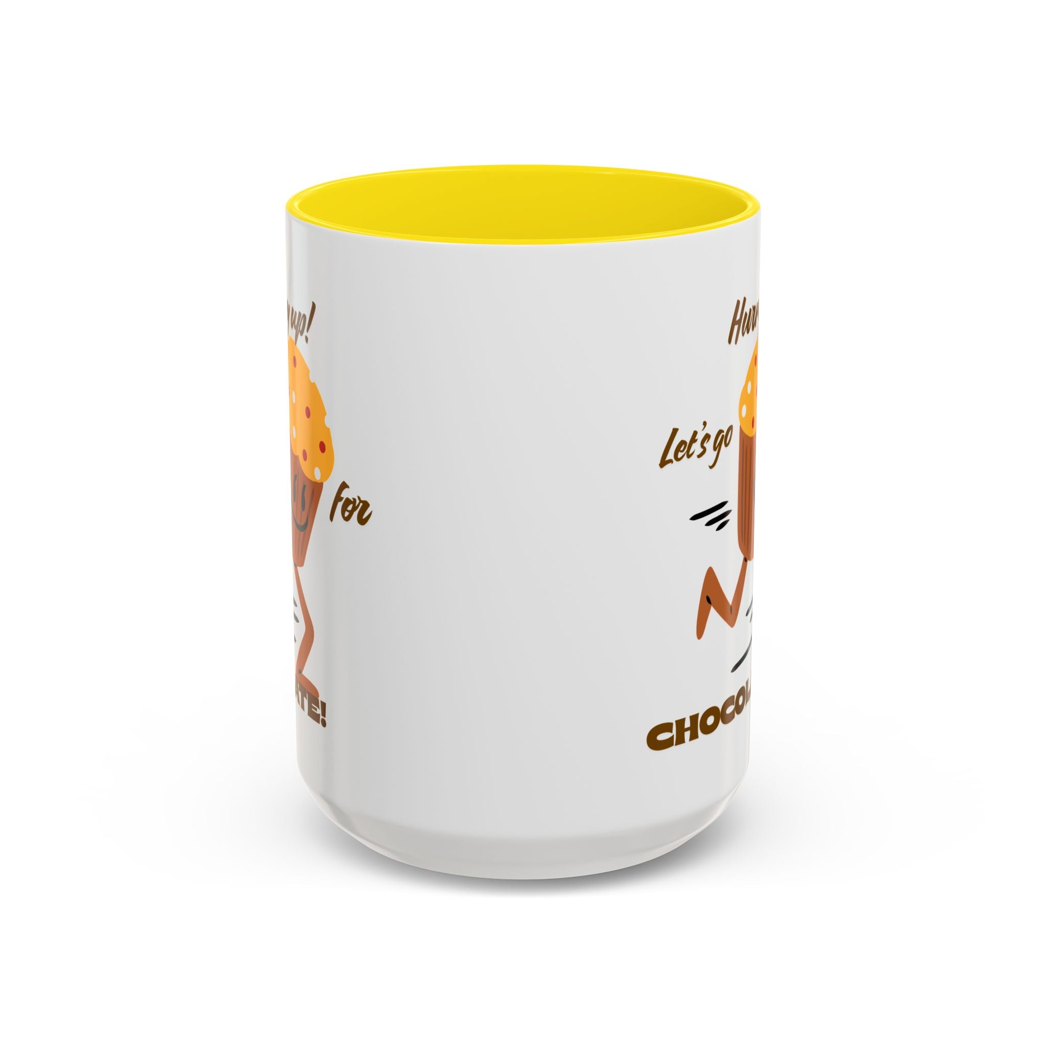 Chocolate Lover's Accent Coffee Mug - Fun Mug for Coffee, Gift for Bakers, Cute Kitchen Decor, Dessert Enthusiast