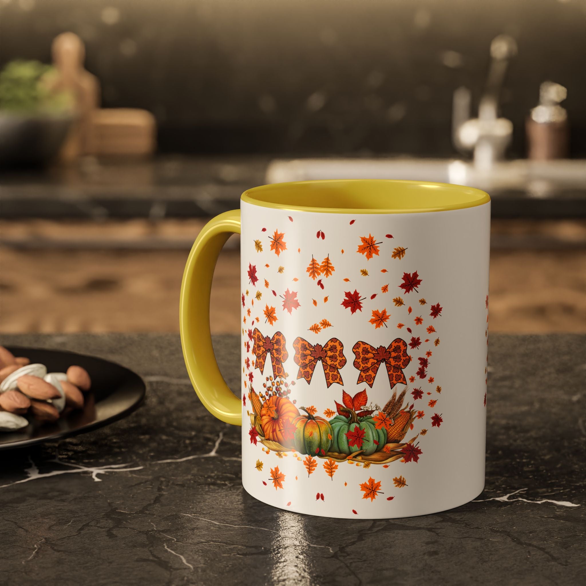 Colorful Fall-Themed Mugs | Autumn Decorations, Cozy Drinks, Seasonal Gifts, Halloween Treats, Thanksgiving Decor
