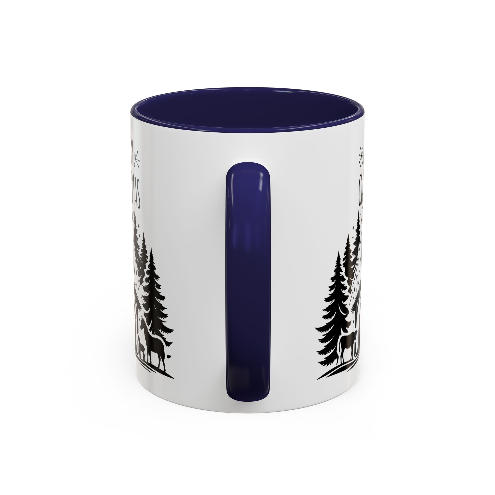 Cozy Holiday Coffee Mug, Winter Beverage Cup for Christmas, Gift for Nature Lovers, Camping Mug, Rustic Home Decor, Festive Drinkware