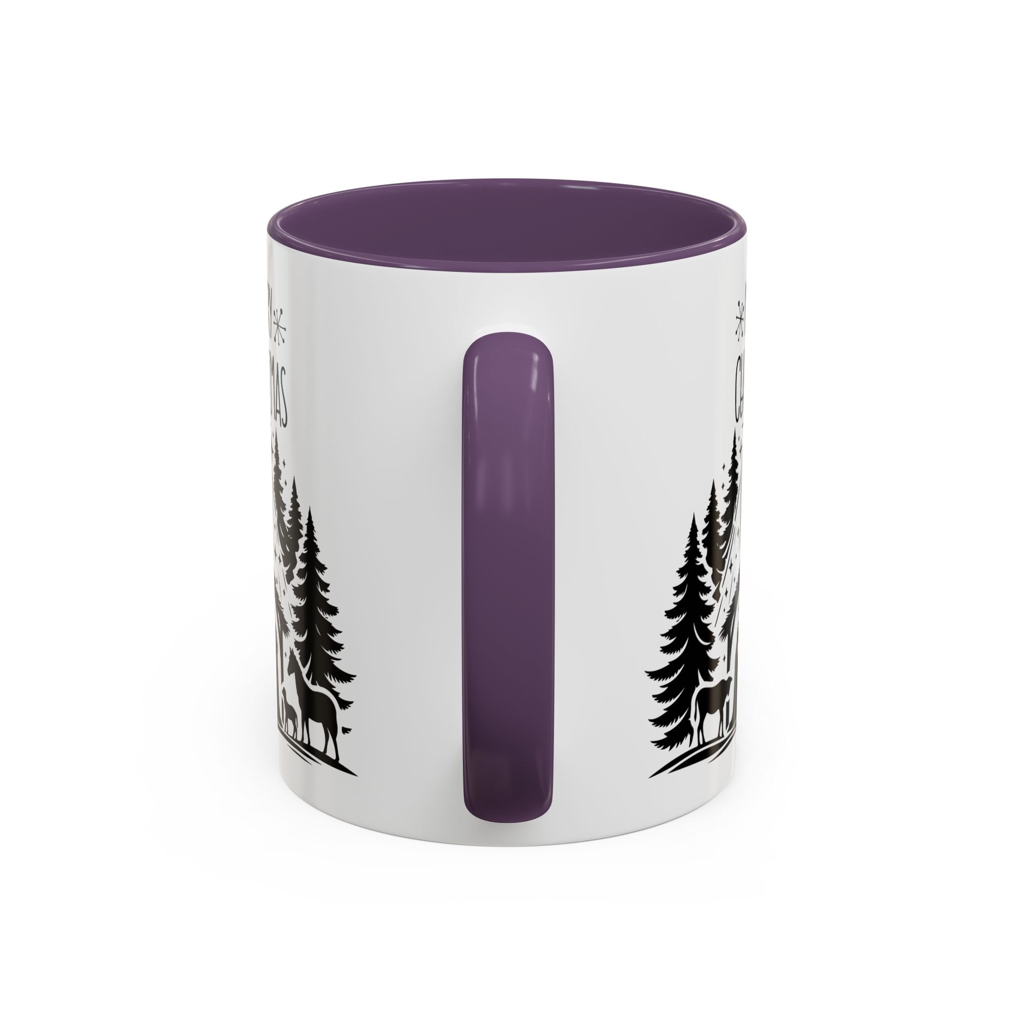 Cozy Holiday Coffee Mug, Winter Beverage Cup for Christmas, Gift for Nature Lovers, Camping Mug, Rustic Home Decor, Festive Drinkware