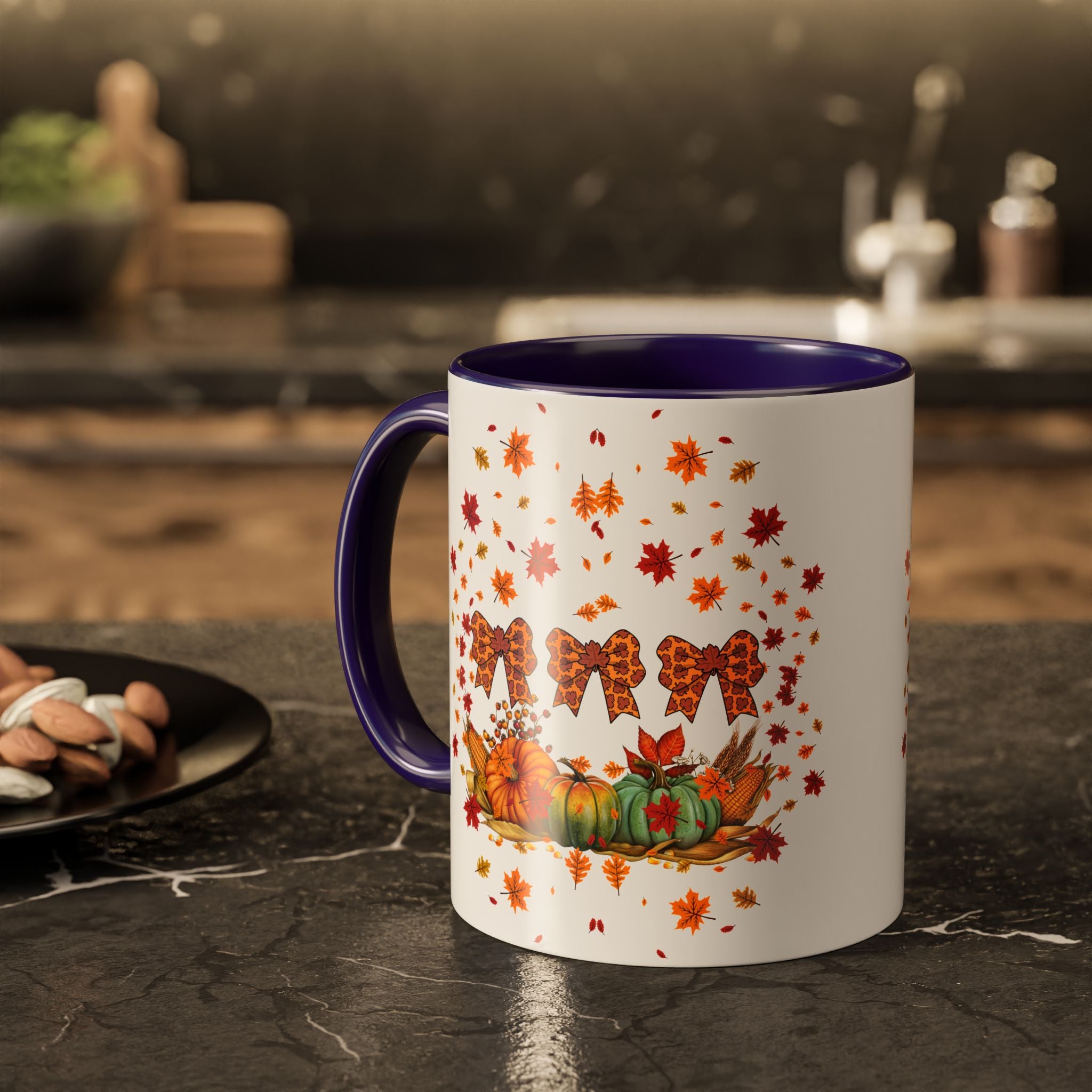 Colorful Fall-Themed Mugs | Autumn Decorations, Cozy Drinks, Seasonal Gifts, Halloween Treats, Thanksgiving Decor