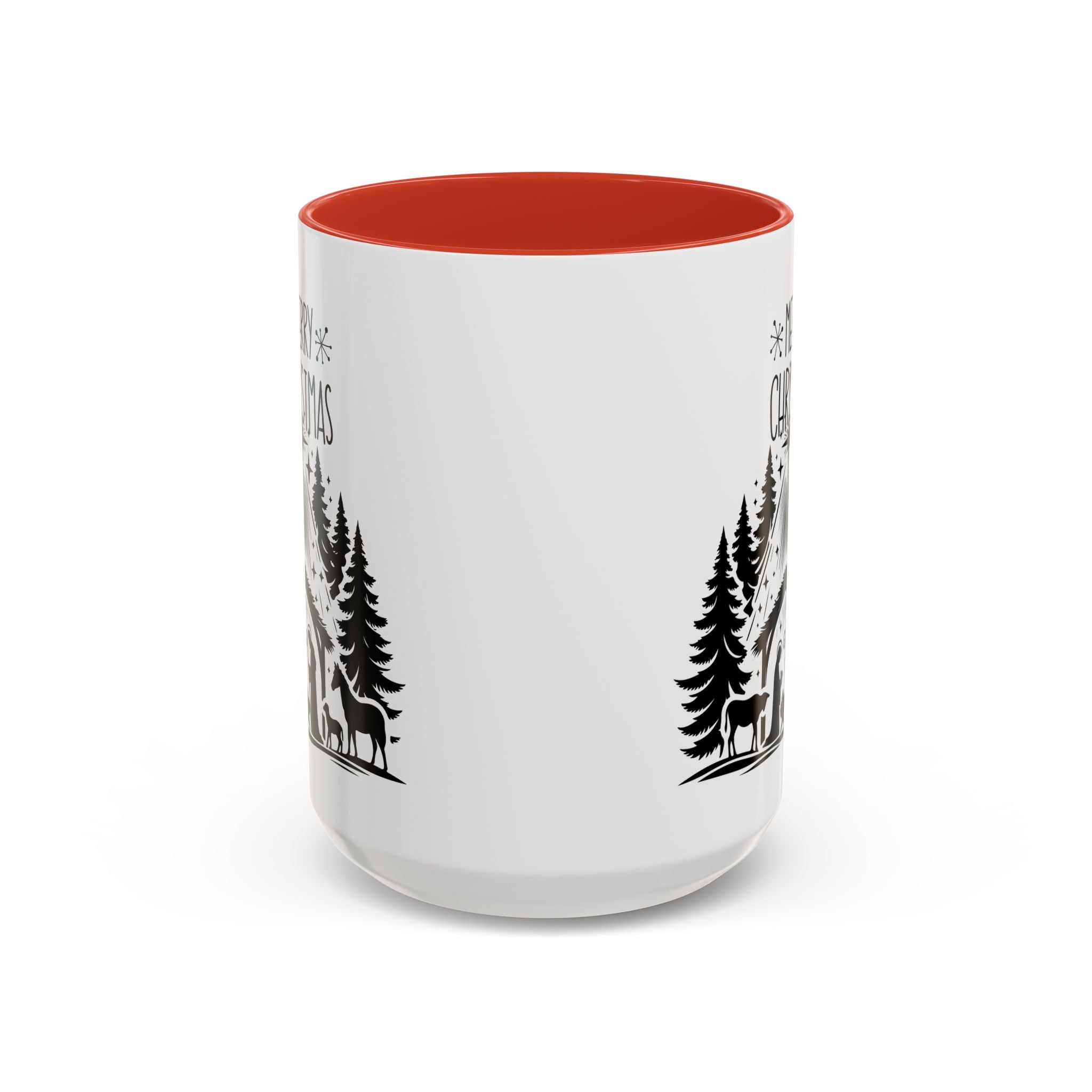 Cozy Holiday Coffee Mug, Winter Beverage Cup for Christmas, Gift for Nature Lovers, Camping Mug, Rustic Home Decor, Festive Drinkware