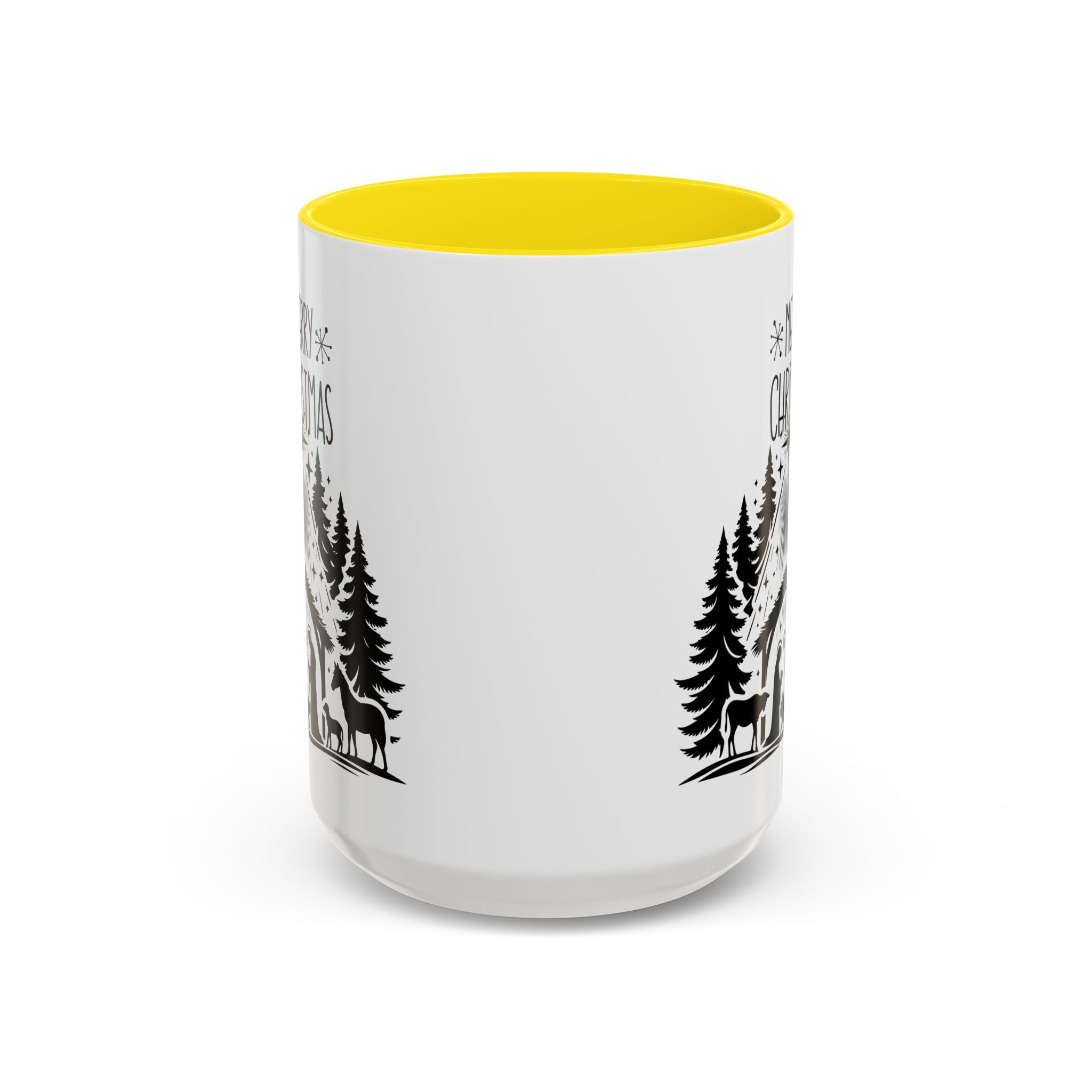 Cozy Holiday Coffee Mug, Winter Beverage Cup for Christmas, Gift for Nature Lovers, Camping Mug, Rustic Home Decor, Festive Drinkware