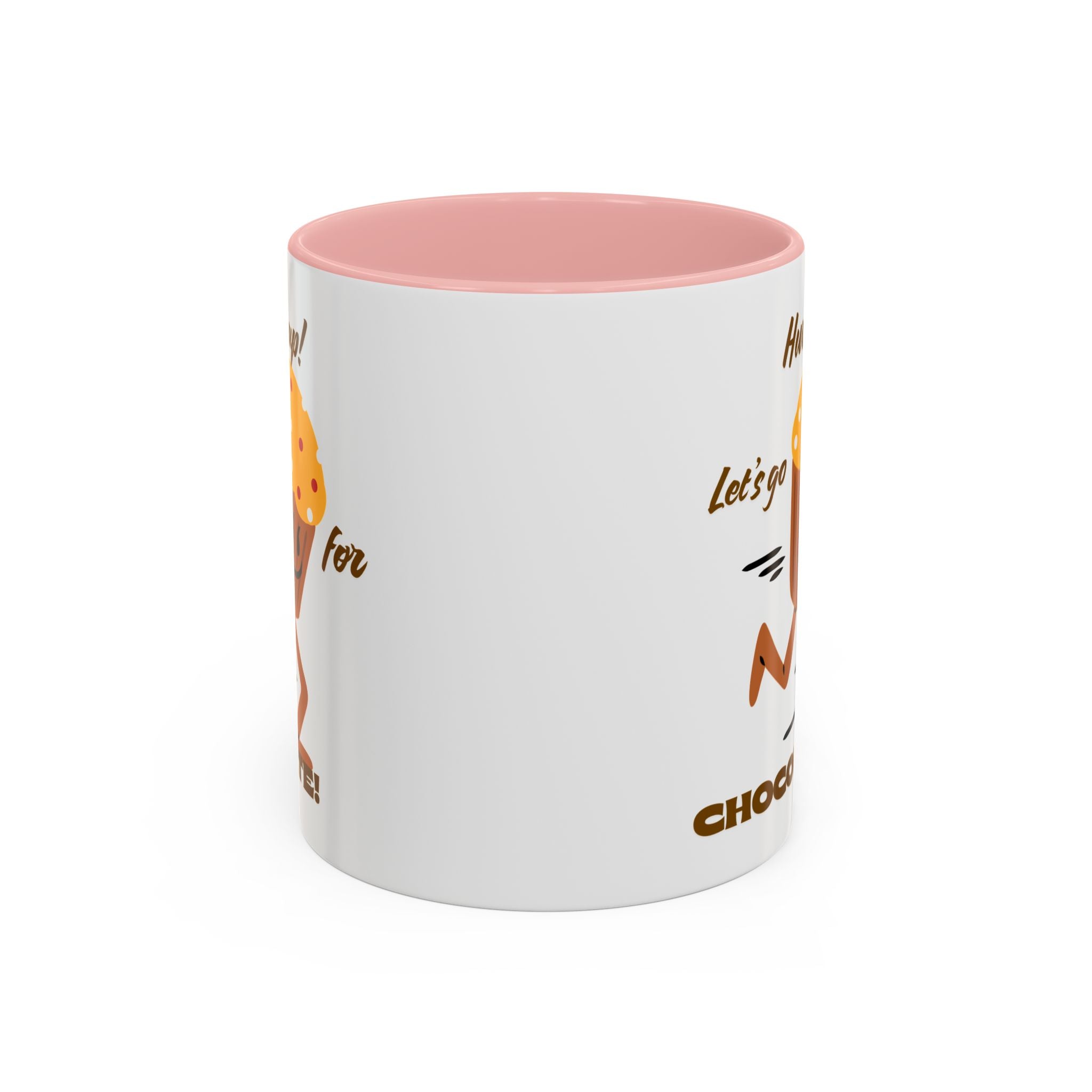 Chocolate Lover's Accent Coffee Mug - Fun Mug for Coffee, Gift for Bakers, Cute Kitchen Decor, Dessert Enthusiast