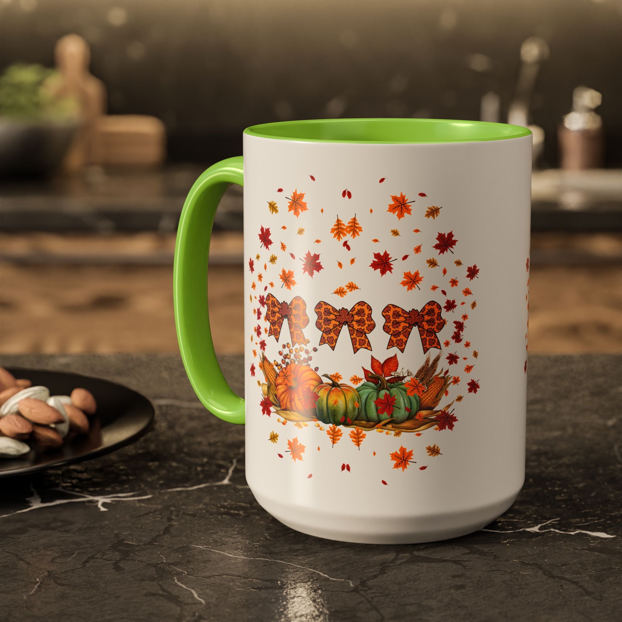 Colorful Fall-Themed Mugs | Autumn Decorations, Cozy Drinks, Seasonal Gifts, Halloween Treats, Thanksgiving Decor