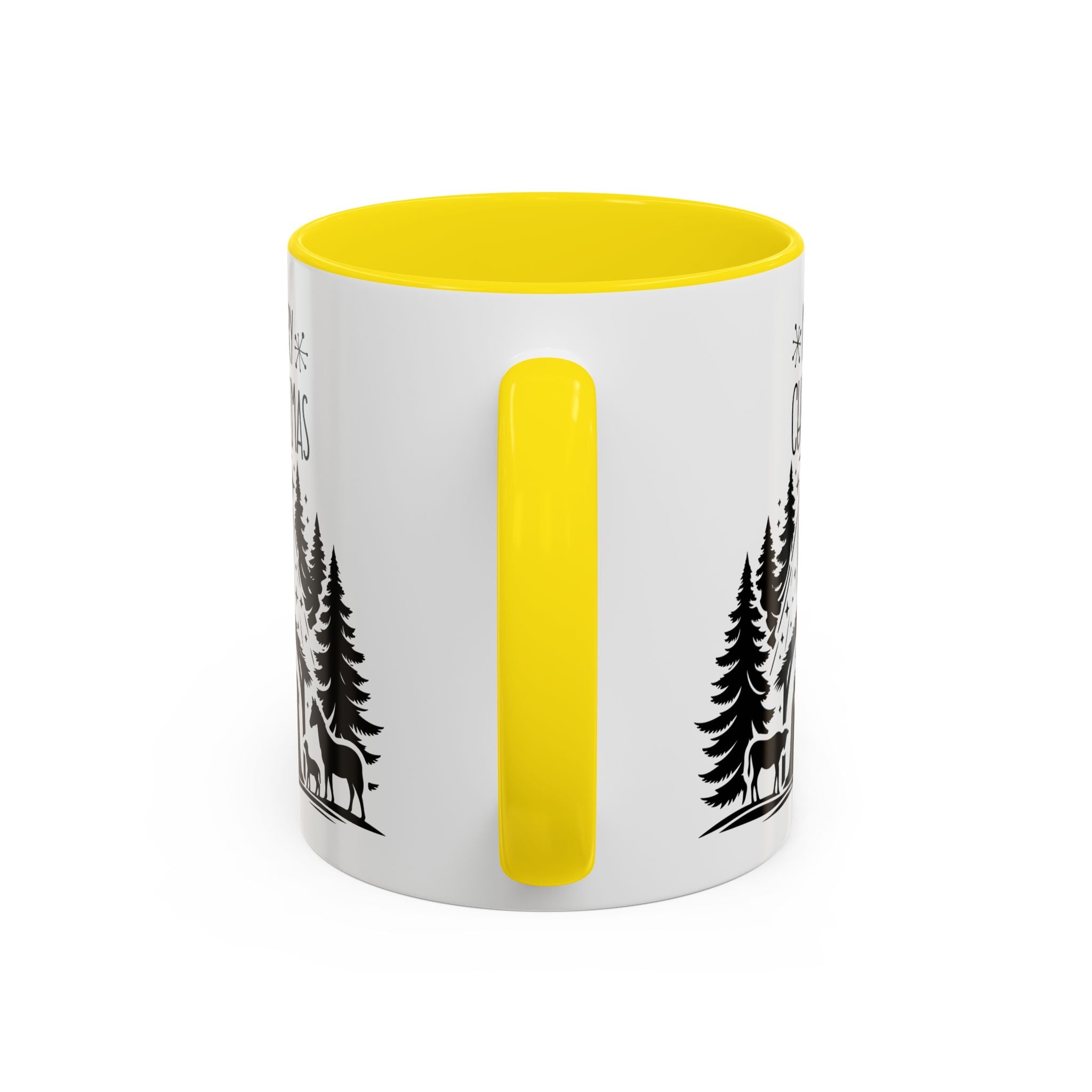 Cozy Holiday Coffee Mug, Winter Beverage Cup for Christmas, Gift for Nature Lovers, Camping Mug, Rustic Home Decor, Festive Drinkware