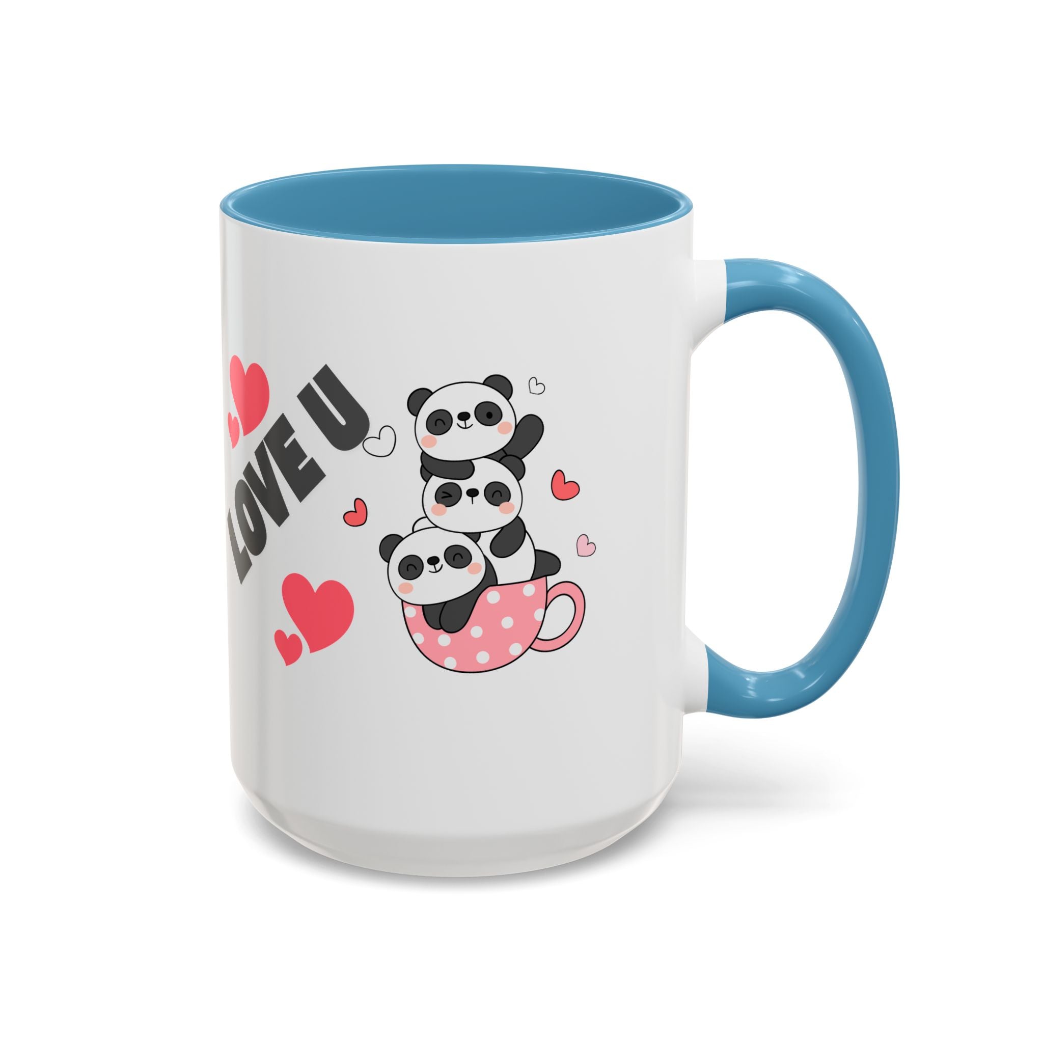Adorable Panda Love Coffee Mug - Perfect Gift for Couples, Birthdays, Valentine's Day, Cute Kitchen Decor