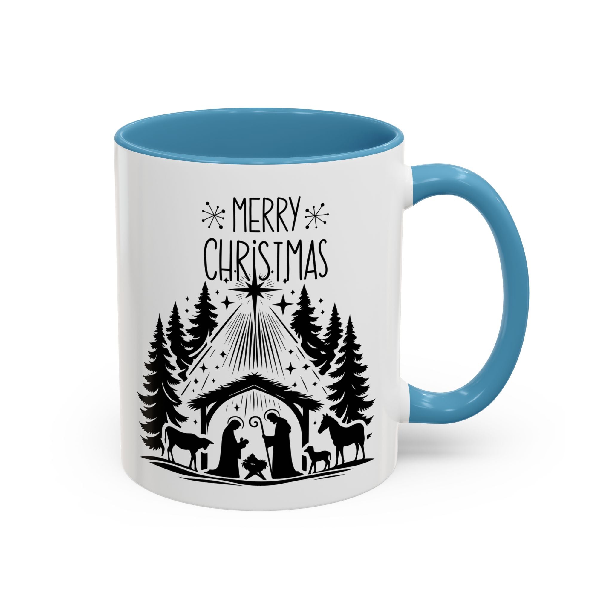 Cozy Holiday Coffee Mug, Winter Beverage Cup for Christmas, Gift for Nature Lovers, Camping Mug, Rustic Home Decor, Festive Drinkware