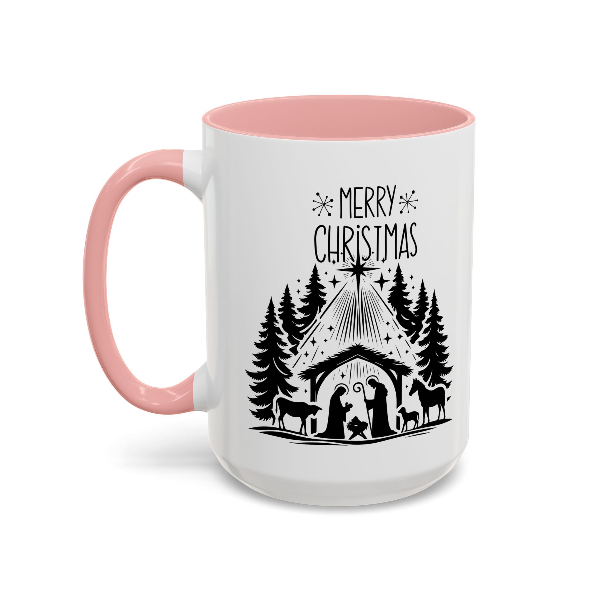 Cozy Holiday Coffee Mug, Winter Beverage Cup for Christmas, Gift for Nature Lovers, Camping Mug, Rustic Home Decor, Festive Drinkware