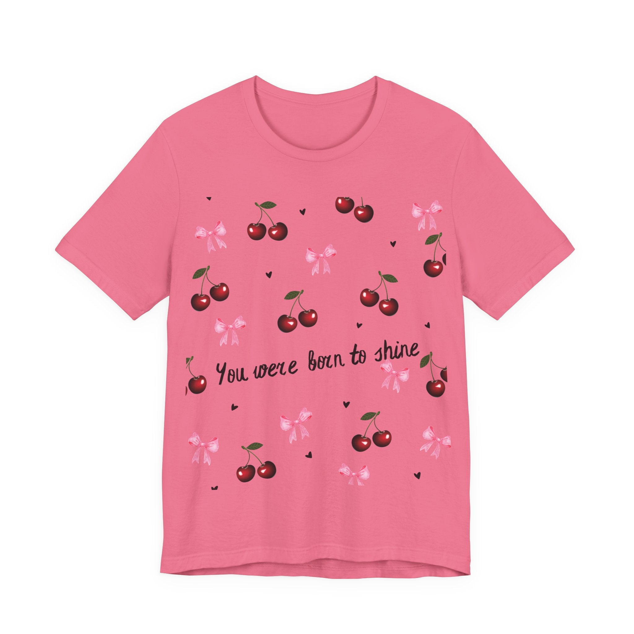 Cherry Blossom Inspirational Tee, Motivational T-Shirt, Cute Summer Shirt, Gift for Her, Birthday Gift, Casual Top