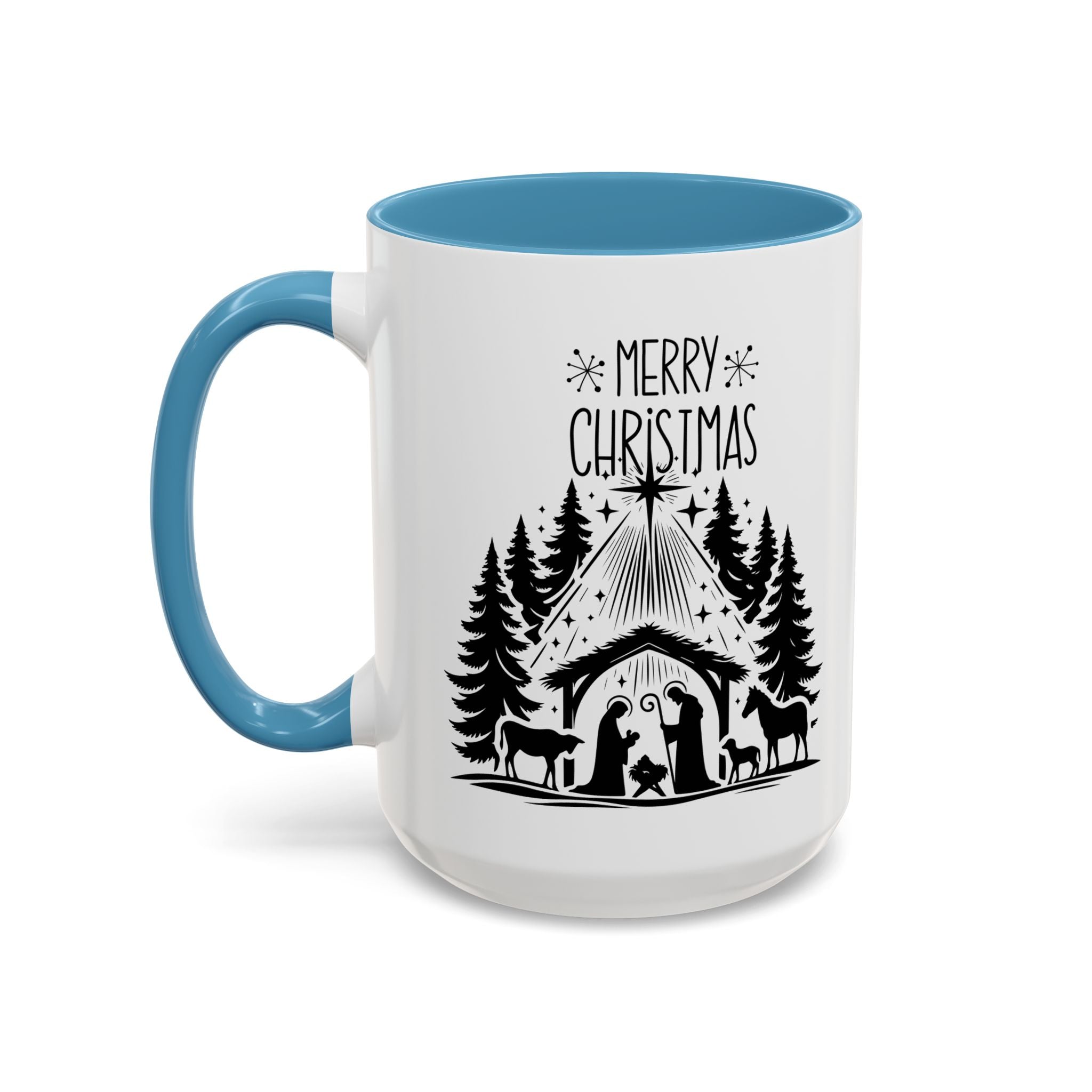 Cozy Holiday Coffee Mug, Winter Beverage Cup for Christmas, Gift for Nature Lovers, Camping Mug, Rustic Home Decor, Festive Drinkware