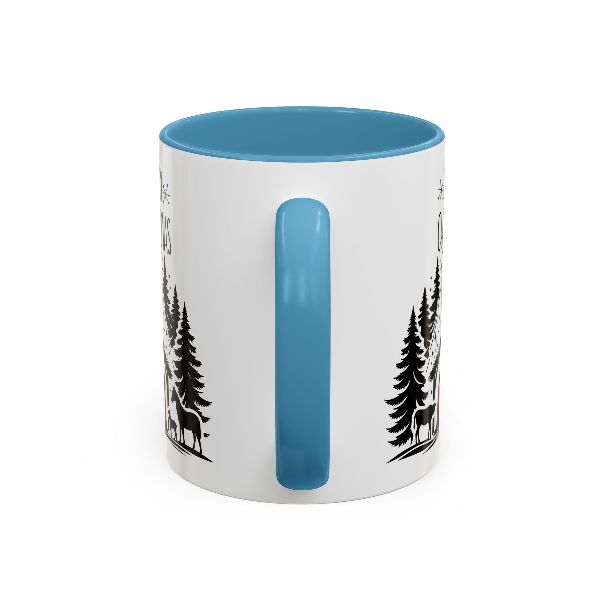 Cozy Holiday Coffee Mug, Winter Beverage Cup for Christmas, Gift for Nature Lovers, Camping Mug, Rustic Home Decor, Festive Drinkware