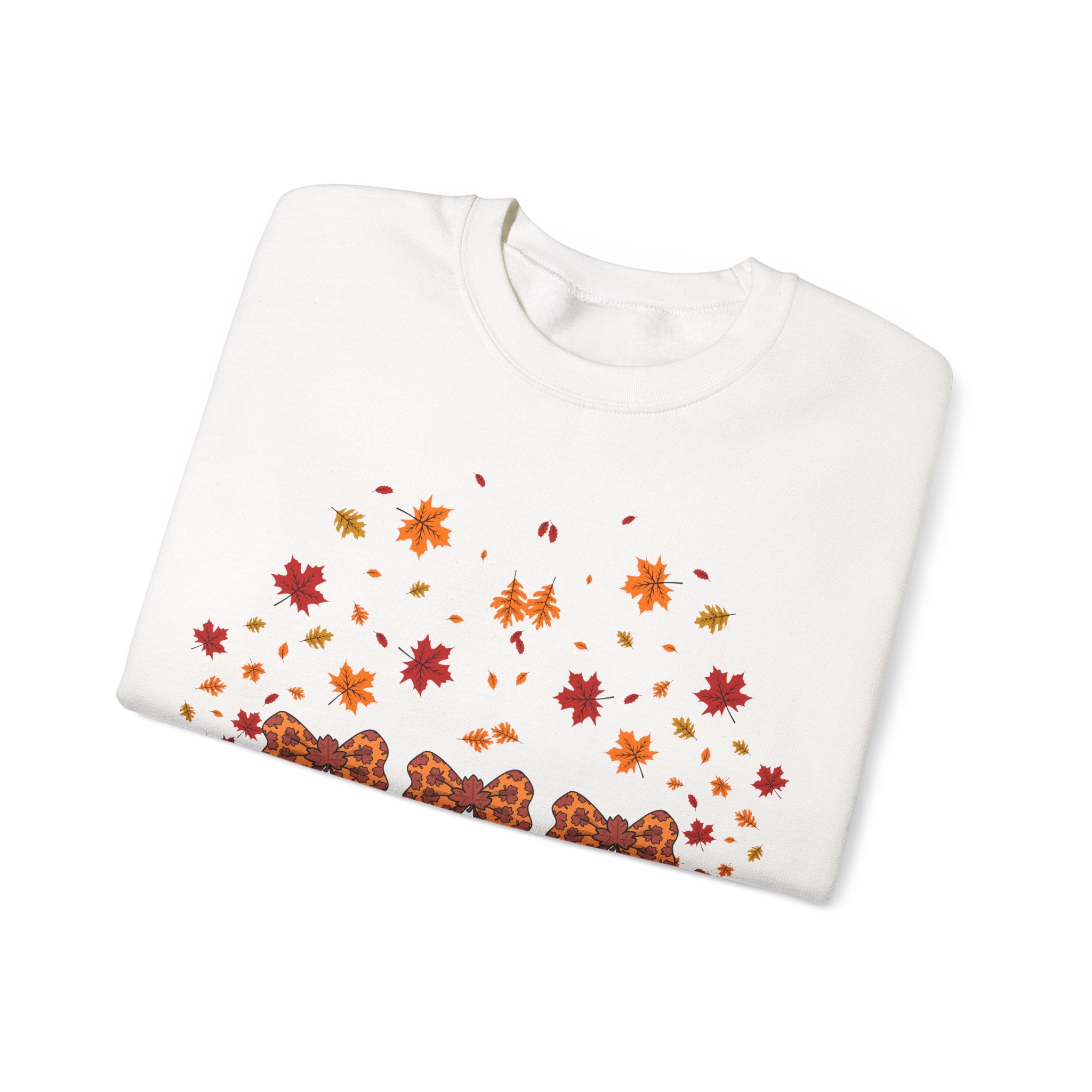 Cozy Fall Crewneck Sweatshirt, Autumn Fashion, Thanksgiving Gift, Seasonal Wear, Gingerbread Design Sweater, Unisex Pullover