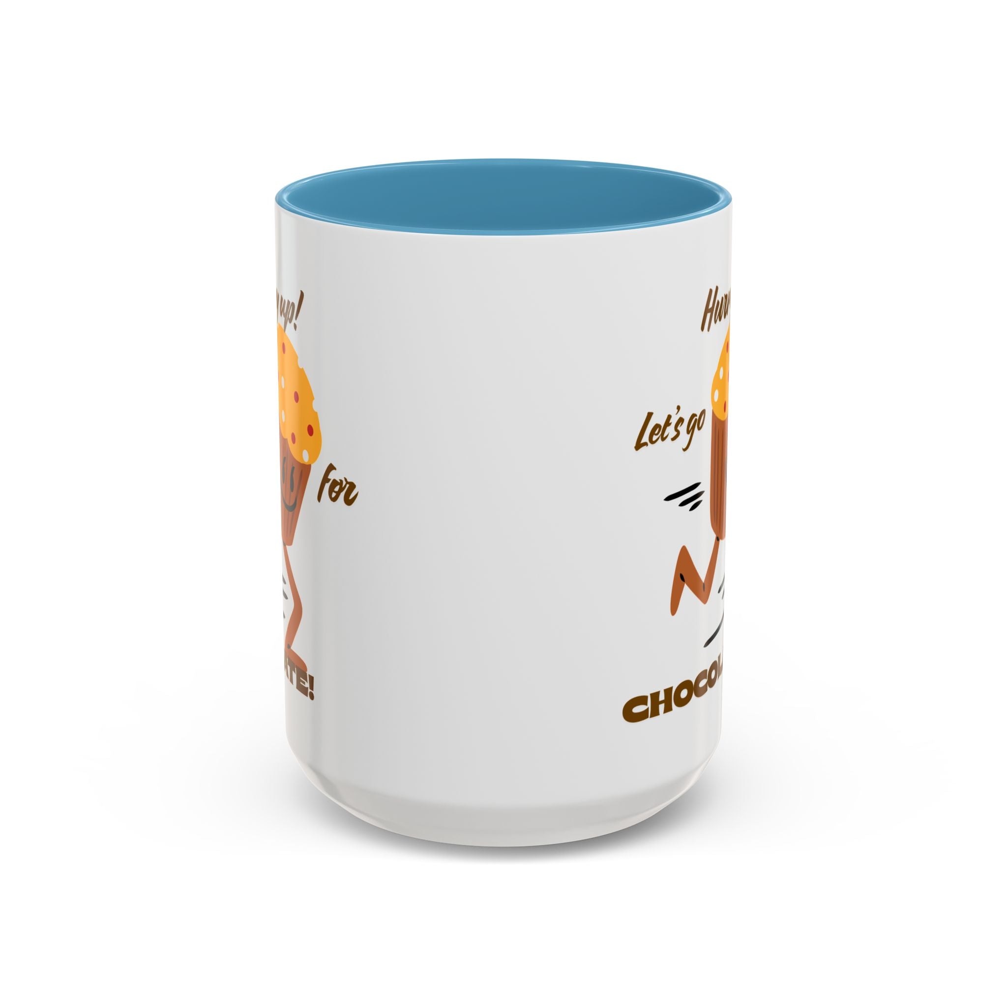 Chocolate Lover's Accent Coffee Mug - Fun Mug for Coffee, Gift for Bakers, Cute Kitchen Decor, Dessert Enthusiast