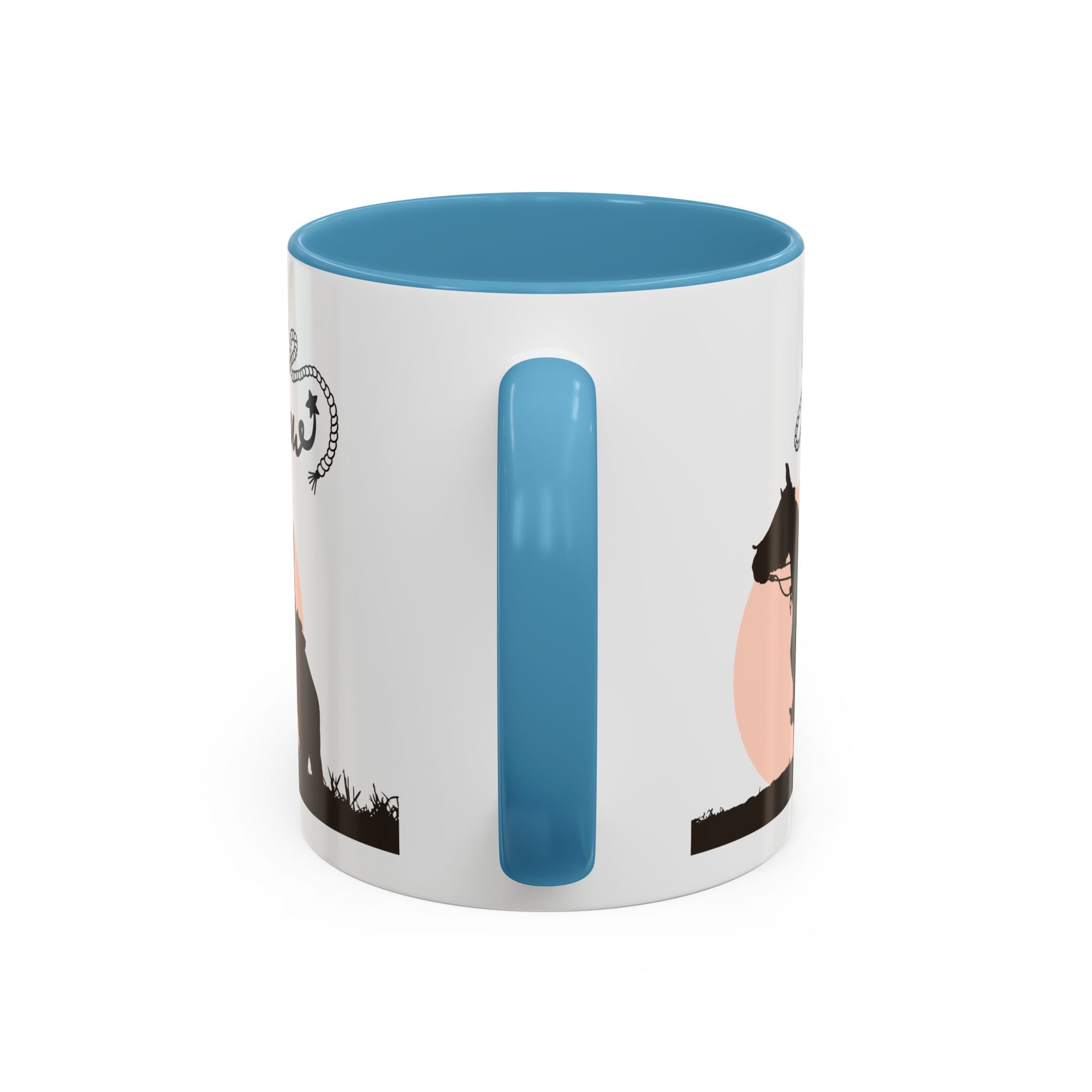 Cowboy Coffee Mug – Yee Haw, Western Decor, Gift for Horse Lovers, Rustic Tea Cup, Unique Rancher Present