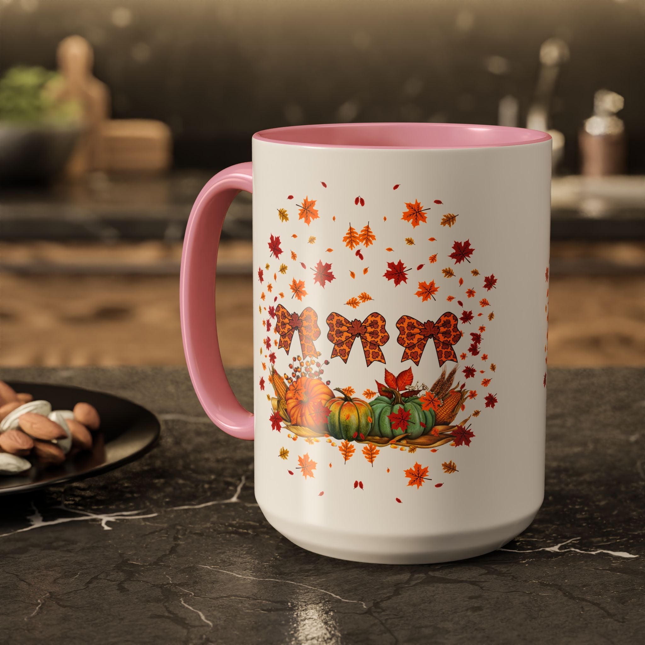 Colorful Fall-Themed Mugs | Autumn Decorations, Cozy Drinks, Seasonal Gifts, Halloween Treats, Thanksgiving Decor
