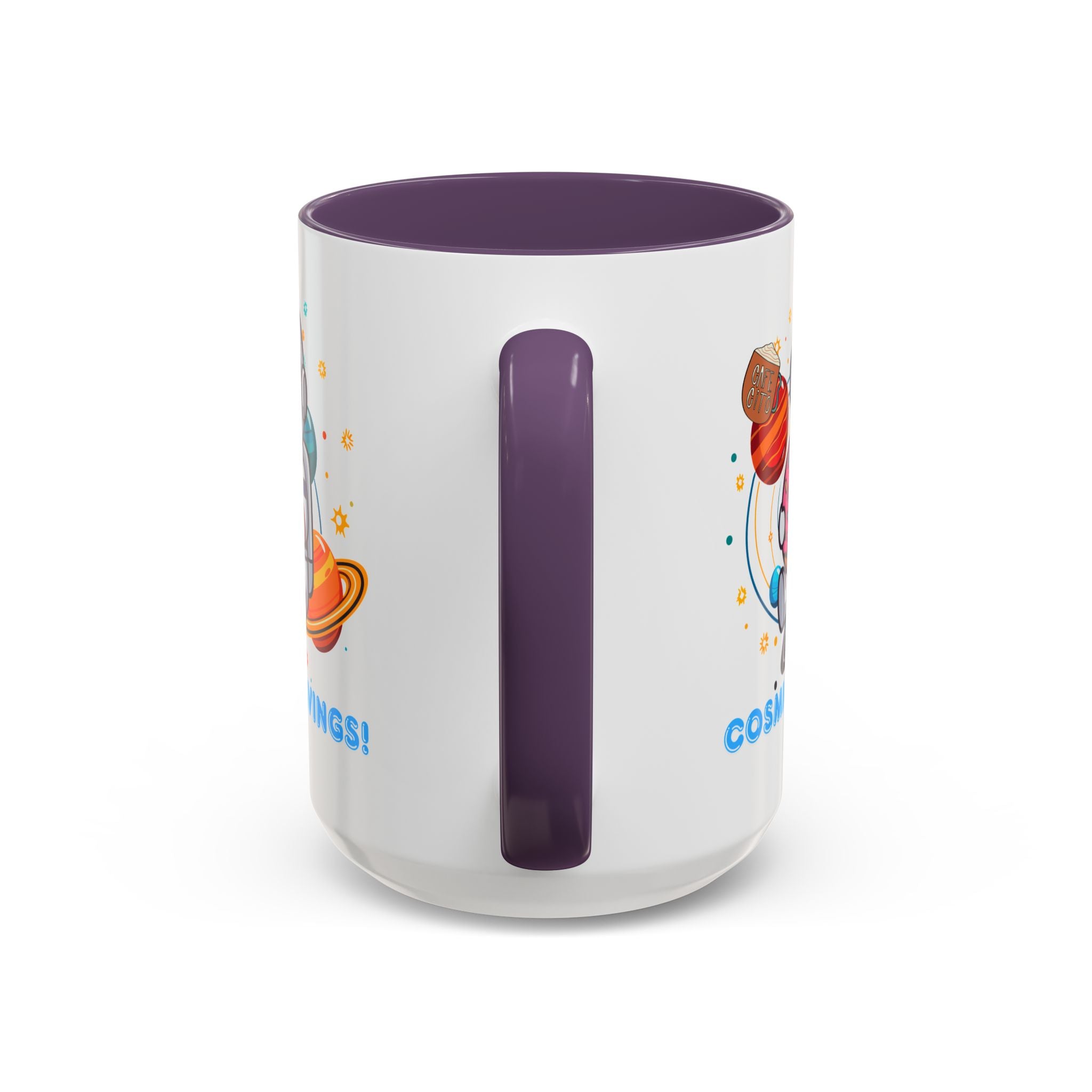 Cosmic Cravings Coffee Mug, Space-Themed Drinkware, Cute Astronaut Gift, Fun Kitchen Decor, Perfect for Space Lovers!