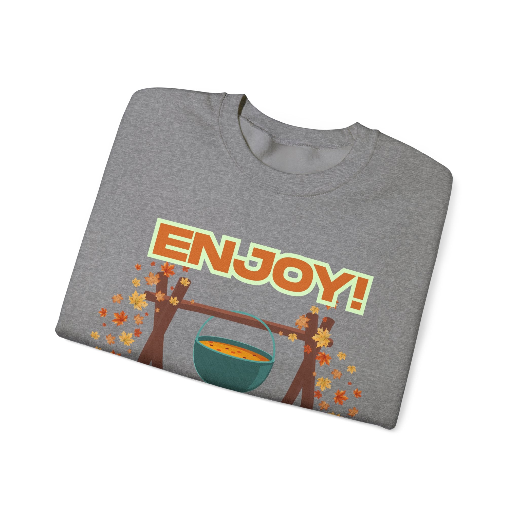 Cozy Campfire Sweatshirt, Fall Apparel, Autumn Outing Gear, Unisex Crewneck, Chill Vibes, Perfect for Bonfires, Thanksgiving