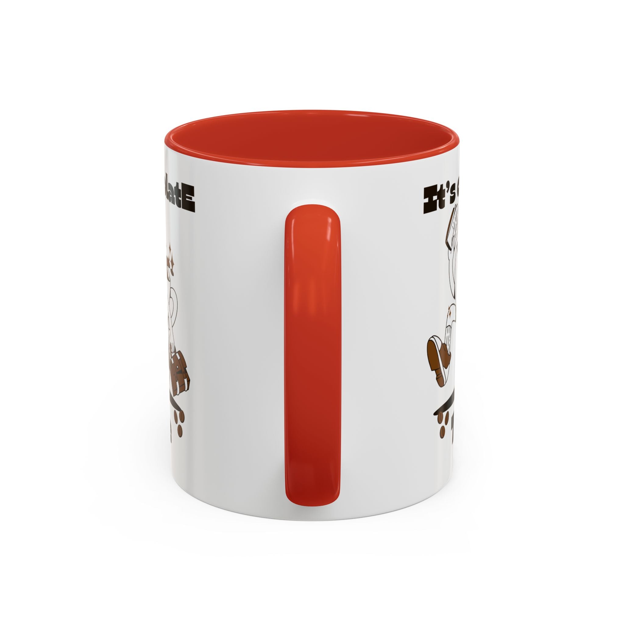 Chocolate Time Coffee Mug, Skateboard Mug, Gift for Coffee Lovers, Fun Mug for Hot Cocoa, Unique Mug for Birthdays, Cute Kitchen Decor