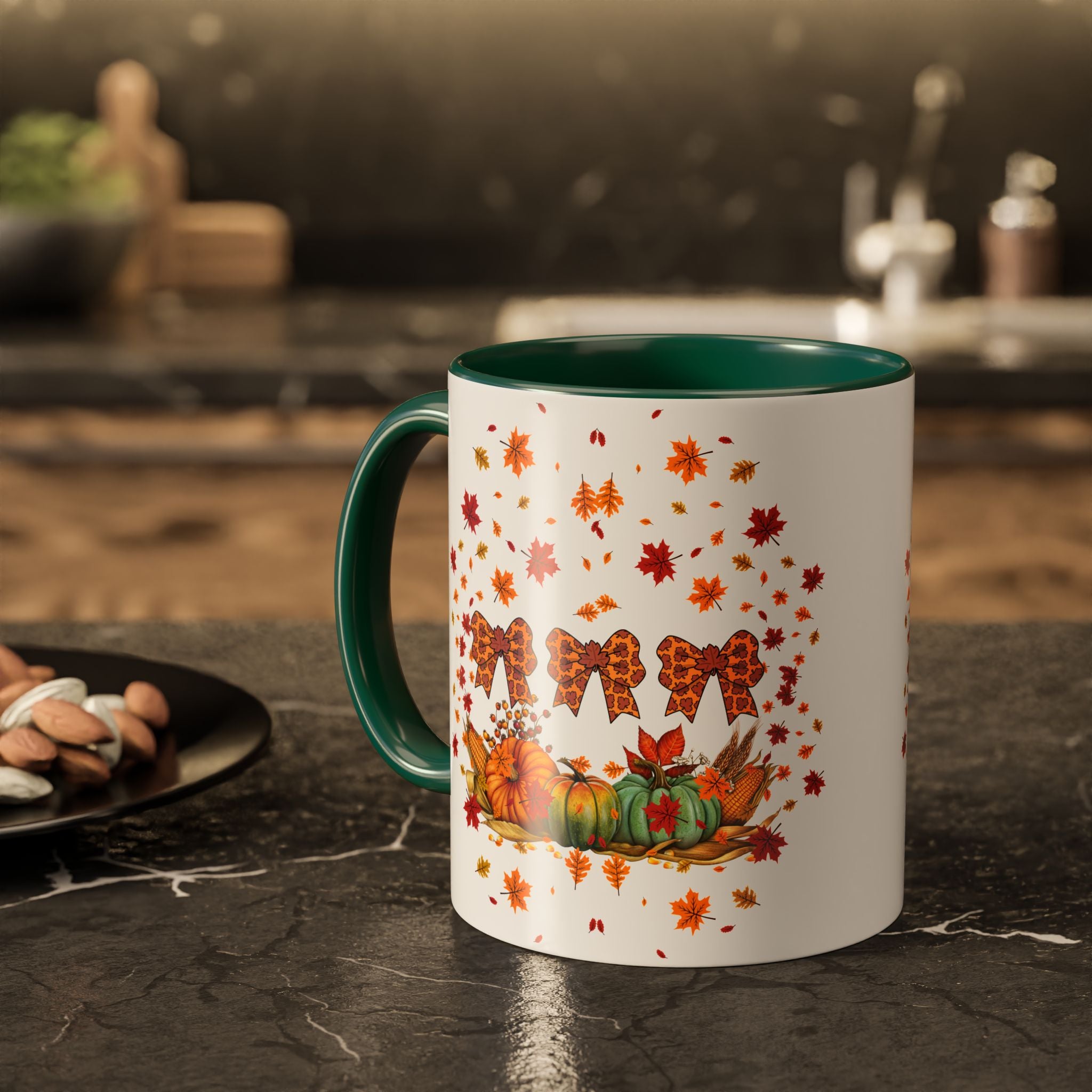 Colorful Fall-Themed Mugs | Autumn Decorations, Cozy Drinks, Seasonal Gifts, Halloween Treats, Thanksgiving Decor