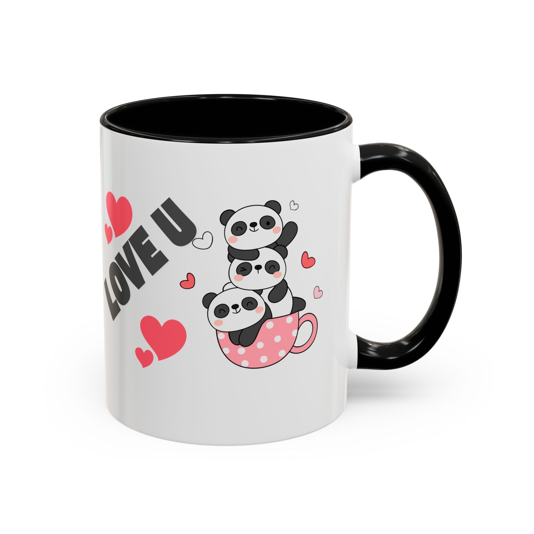 Adorable Panda Love Coffee Mug - Perfect Gift for Couples, Birthdays, Valentine's Day, Cute Kitchen Decor