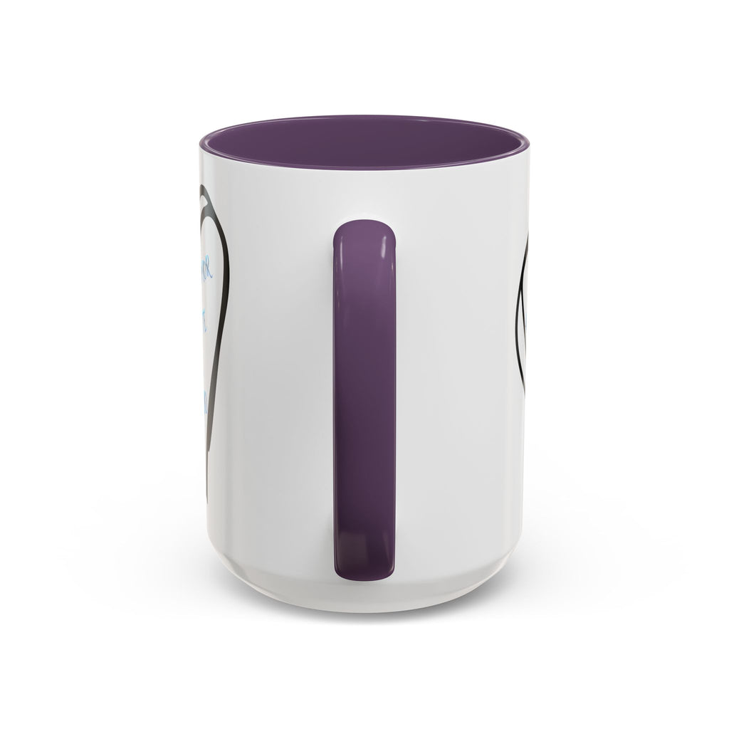 Coffee Mug - Hand-Drawn Heart with Spanish 'Por Amor Te He Amado' Accent