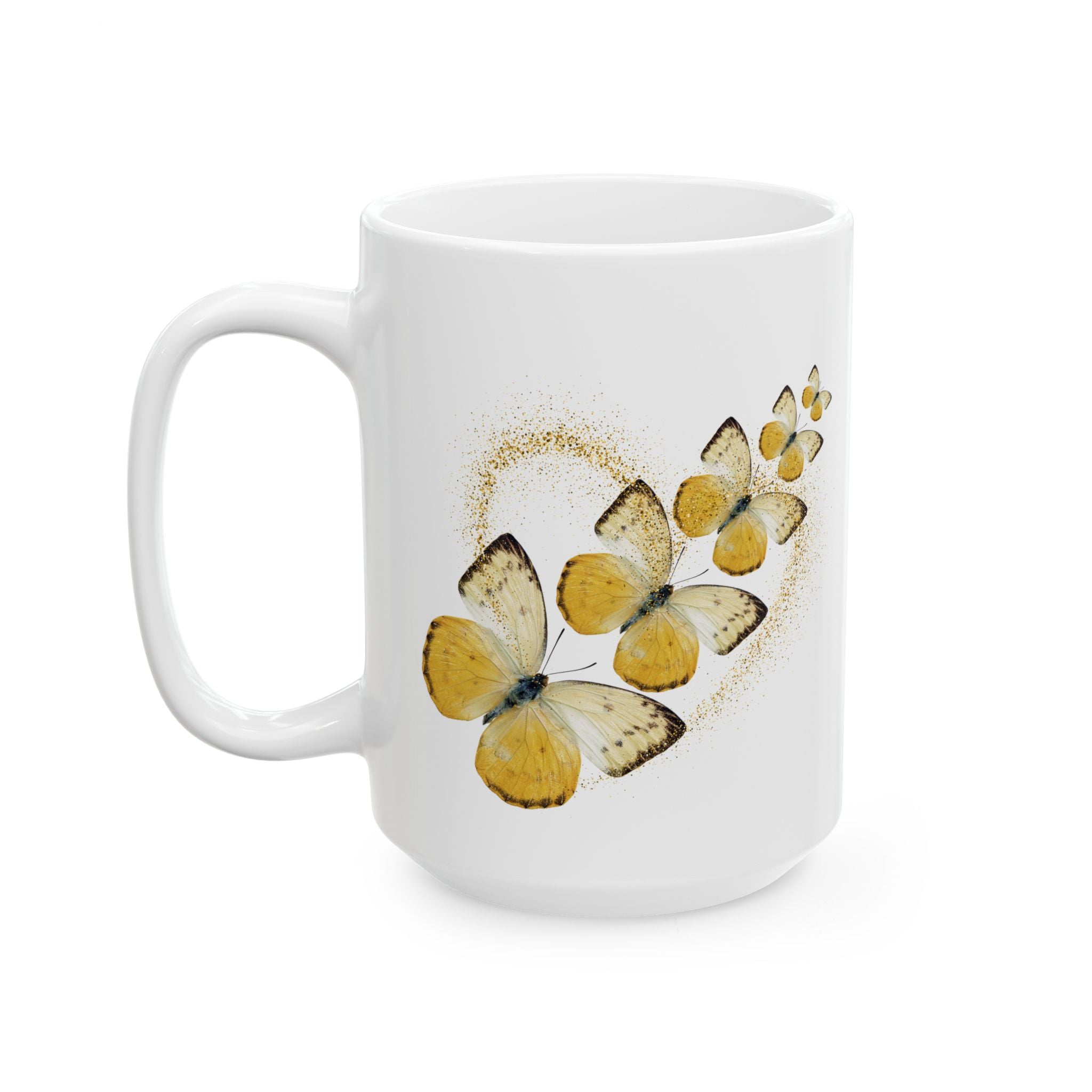 butterflyPower Ceramic Mug, butterfly Coffee Cup, Nature Lover Gift, Tea Mug, Home Decor, Gift for Her