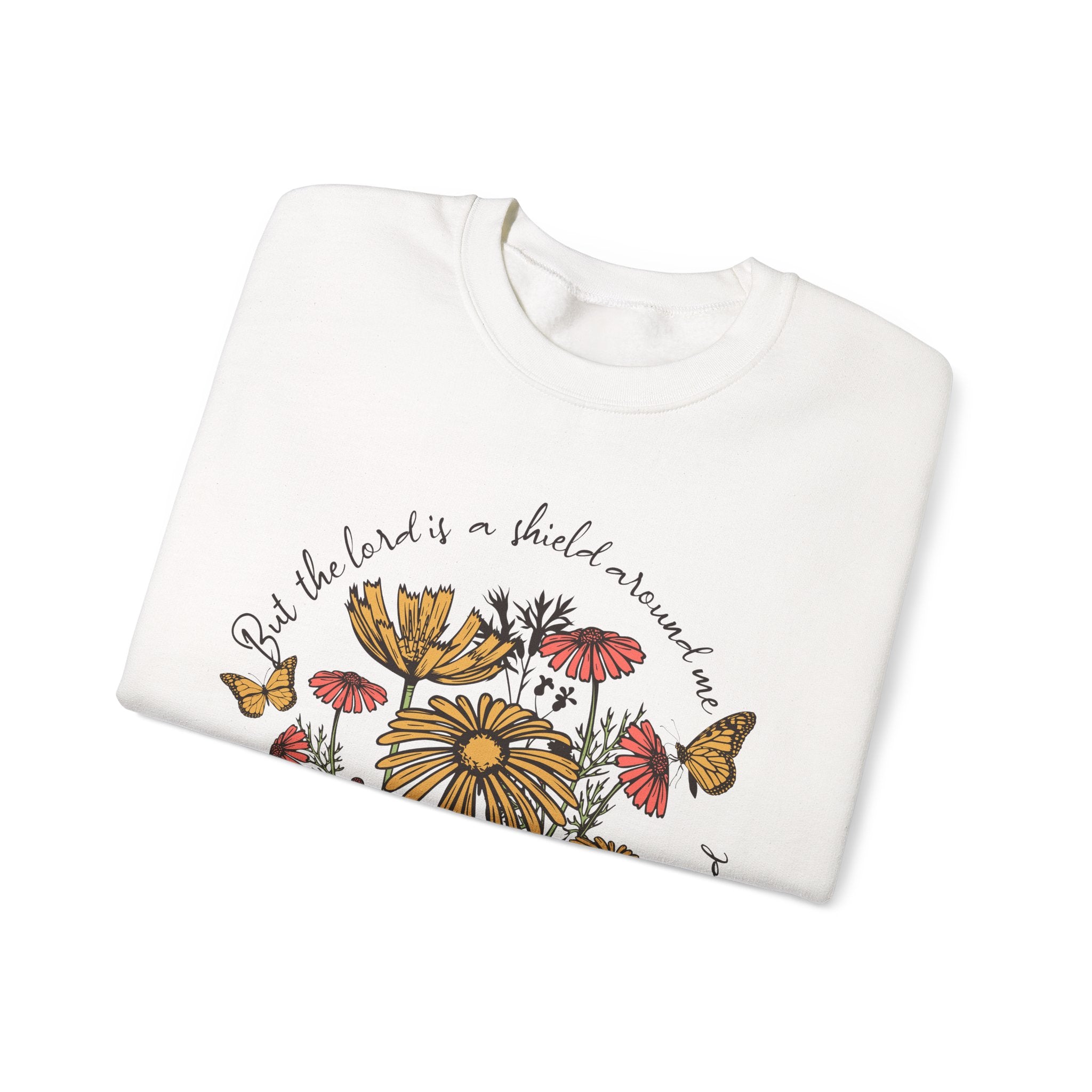 Nature-Inspired Inspirational Sweatshirt for All Seasons, Motivational Gift for Her, Floral Crewneck, Comfortable Everyday Wear, [...]