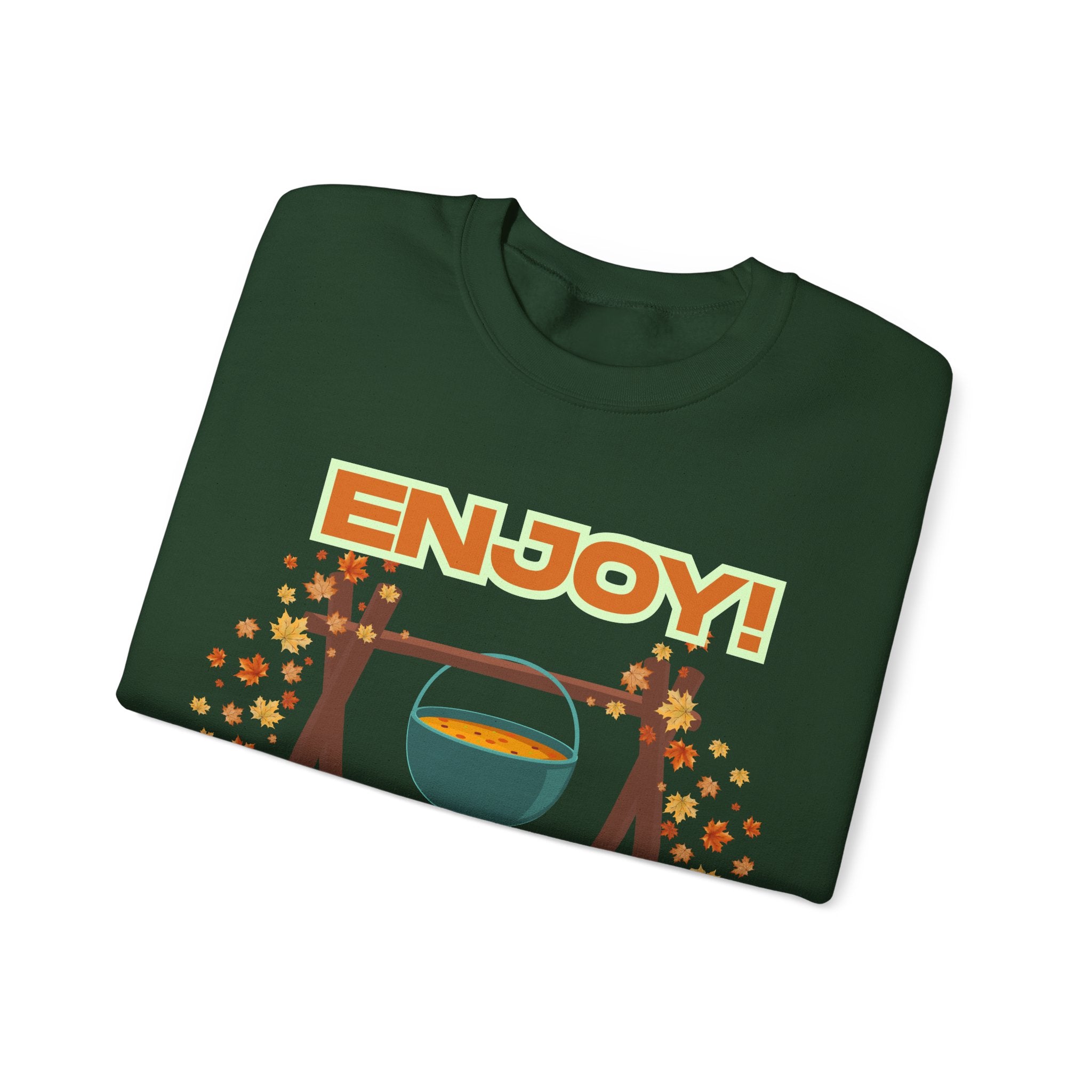 Cozy Campfire Sweatshirt, Fall Apparel, Autumn Outing Gear, Unisex Crewneck, Chill Vibes, Perfect for Bonfires, Thanksgiving