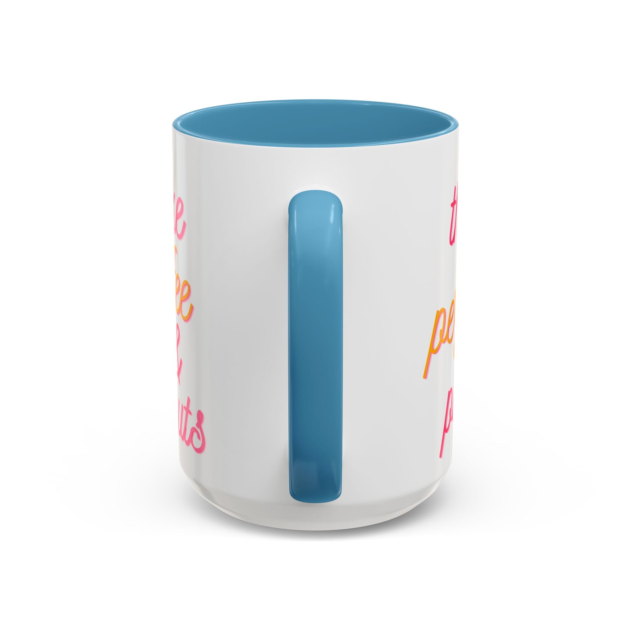Like Coffee & Donuts Accent Coffee Mug — Cute Donut & Coffee Cup Design (11/15oz)