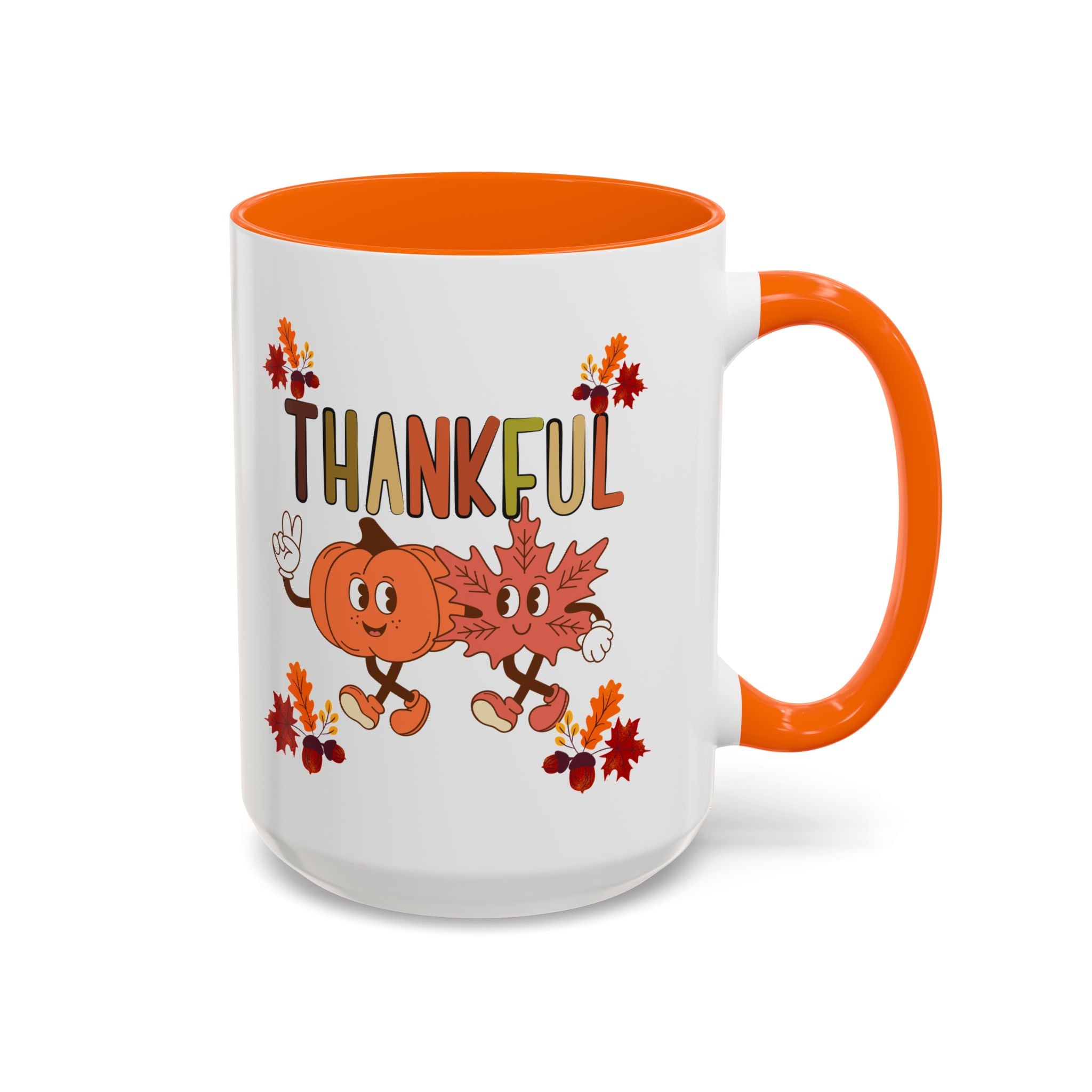 Gratitude Coffee Mug, Thankful Autumn Ceramic Cup, Thanksgiving Gift, Seasonal Drinkware, Fall Decor