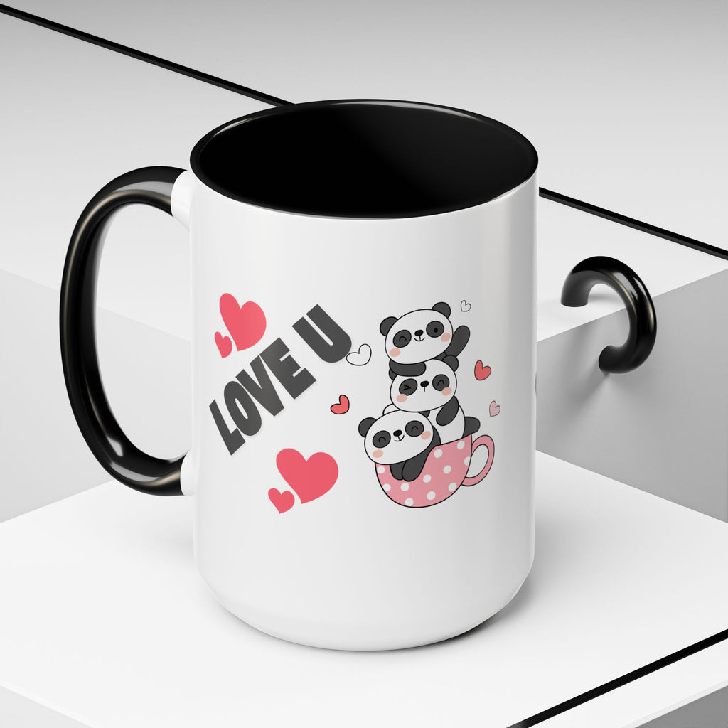 Adorable Panda Love Coffee Mug - Perfect Gift for Couples, Birthdays, Valentine's Day, Cute Kitchen Decor
