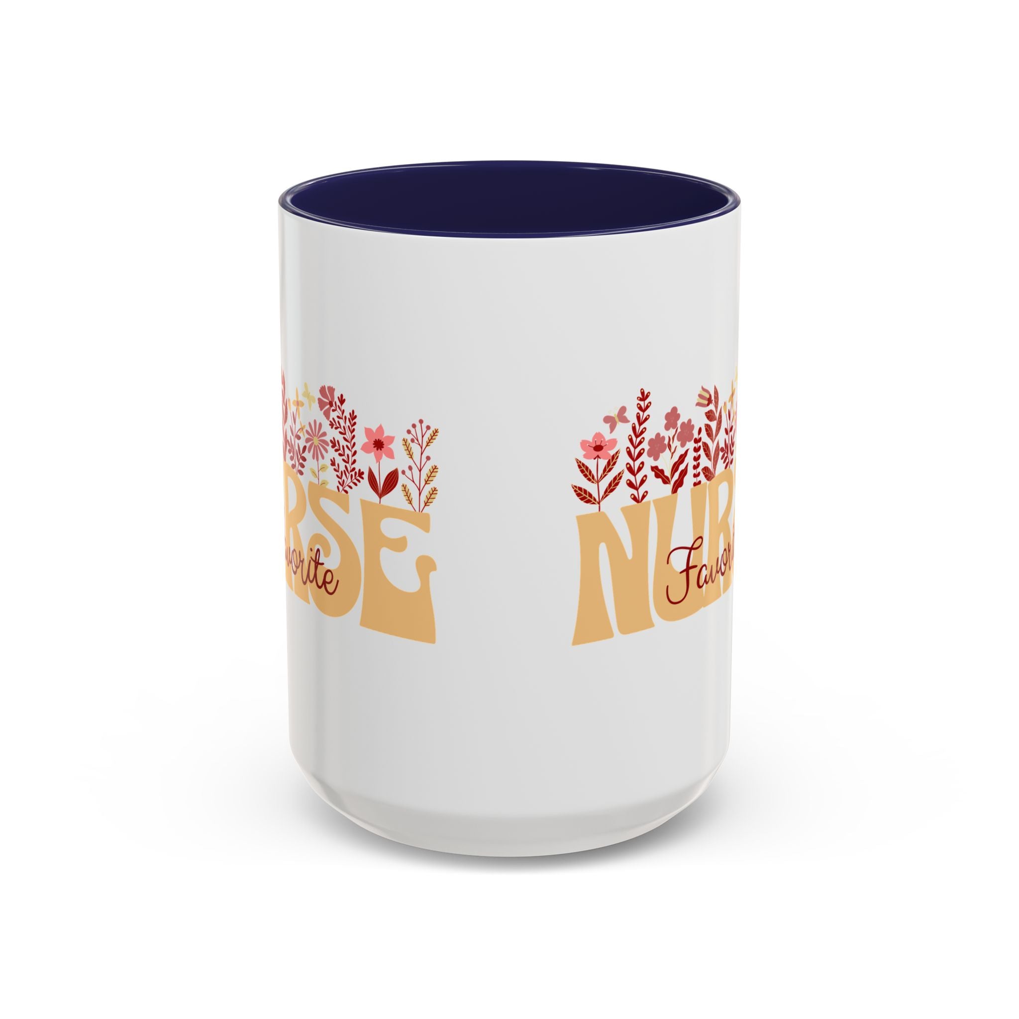 Nurse Favorite Coffee Mug | Floral Mug for Nurses | Gift for Nurse Appreciation Week, Nurses Day, Medical Professionals