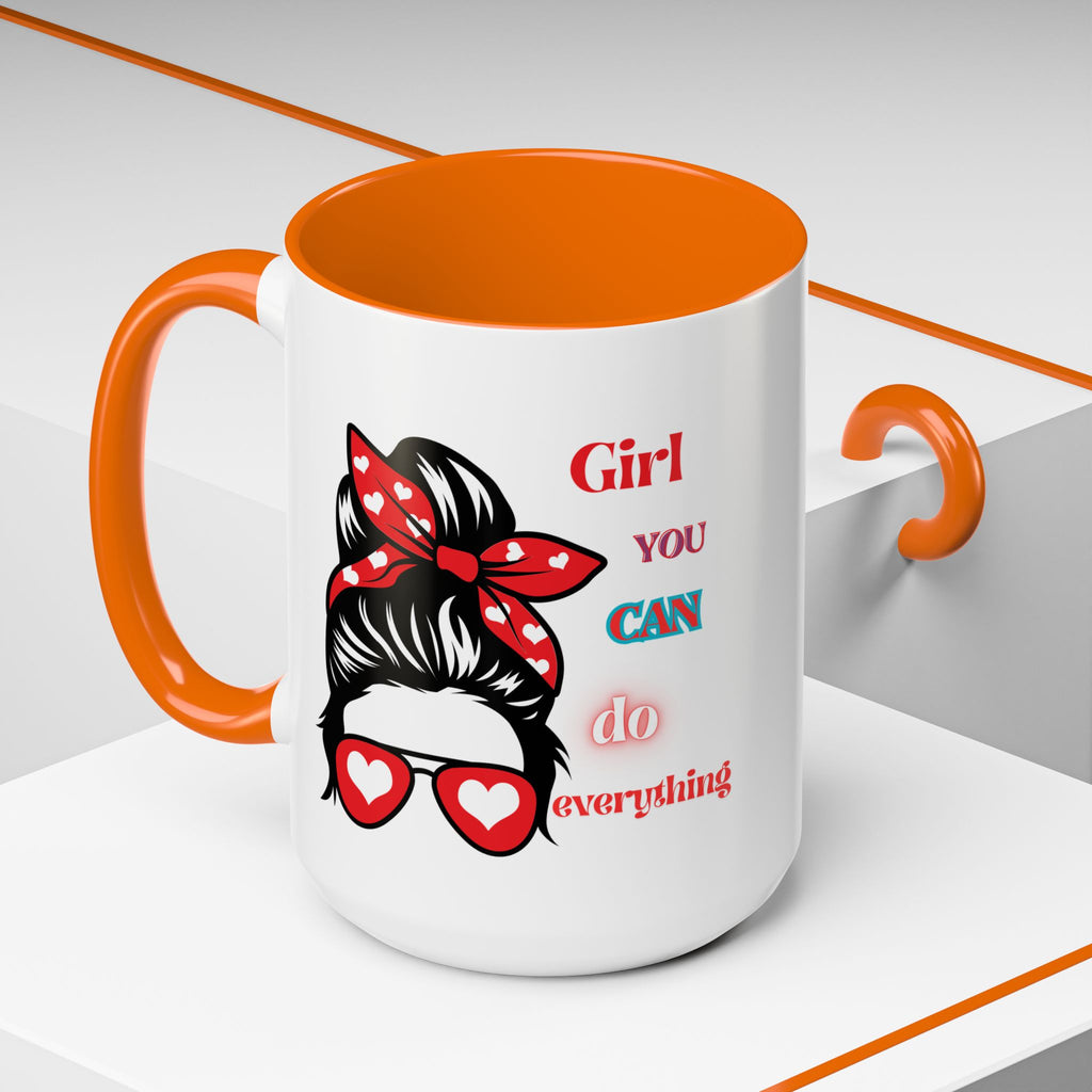 Empowering Vintage Coffee Mug, Inspirational Mug for Women, Gift for Her, Motivational Drinkware, 11oz and 15oz